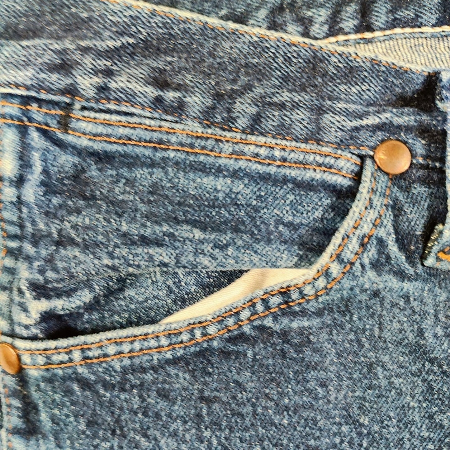 Y2K Wrangler Mens 947STR Cowboy Cut Stretch Jeans DIY Cut Off Shorts (Size 34)