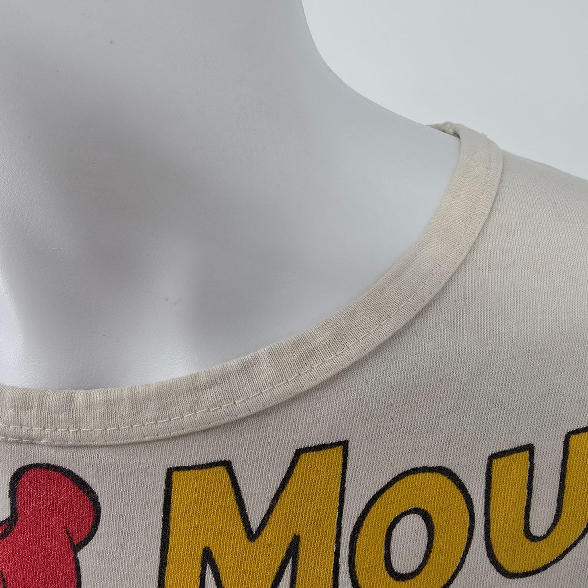 Vintage 1990s Disney Mickey Mouse Tour Guide Oversized Graphic T-Shirt (XL)