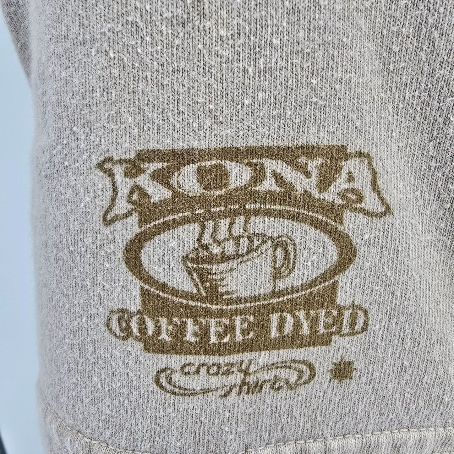 2015 Crazy Shirts Hawai'i Kauai Sea-Turtle Kona Coffee Dyed Graphic T-Shirt (S)