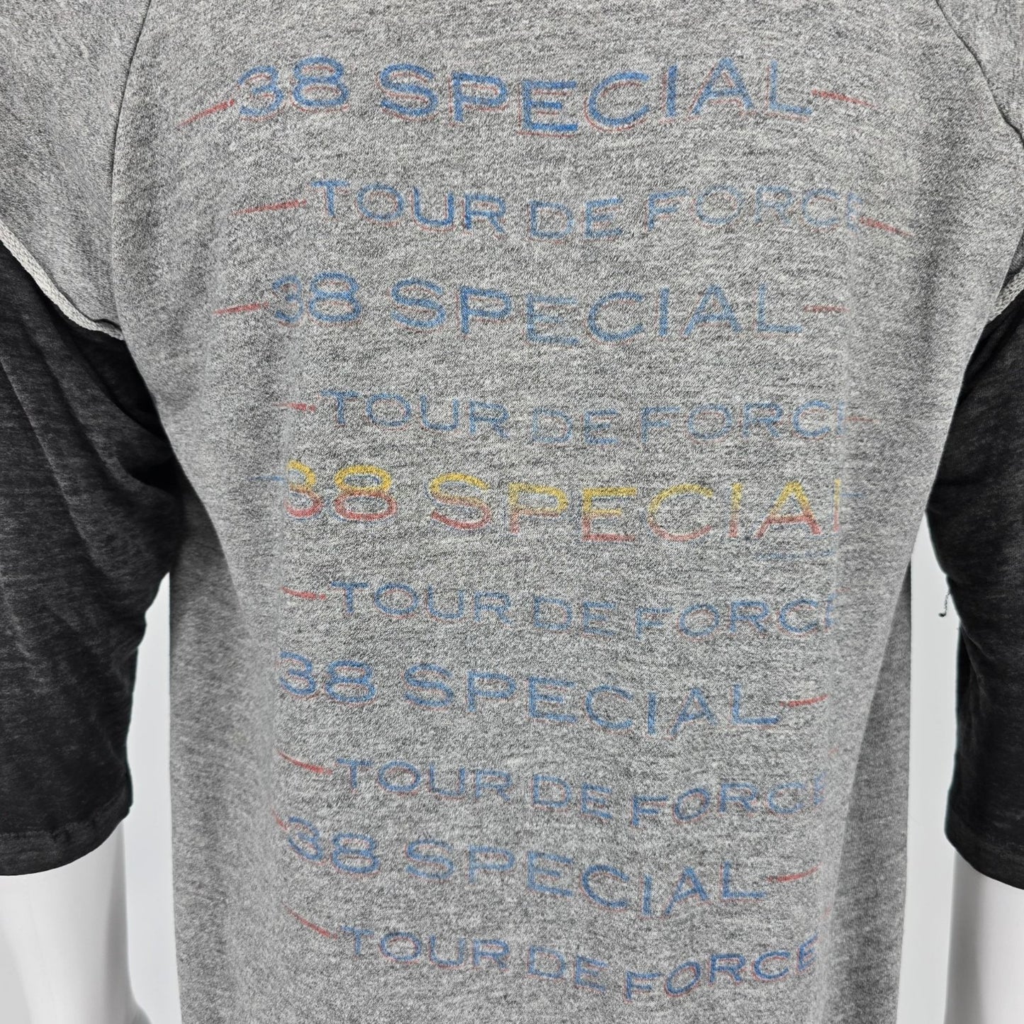 Vintage 1980s 38 Special Tour De Force 1984 Raglan Sleeve Band Sweatshirt (L)