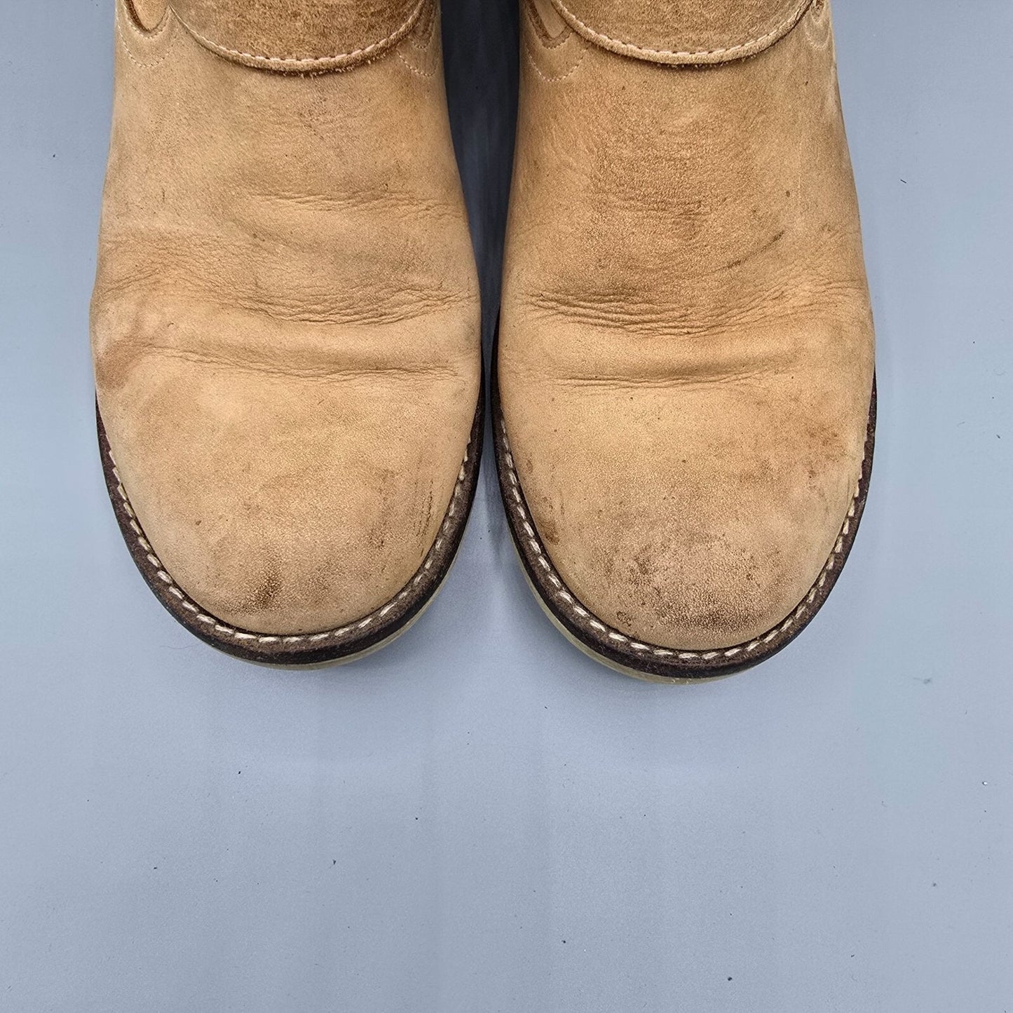Joi Handmade in Italy Women's Suede Leather Cut Out Ankle Boots EU38 (US 7.5)