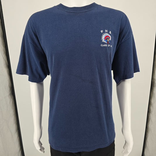 Vintage 1990s PHS Class of '62 Pocatello High School Indians Reunion T-Shirt -XXL