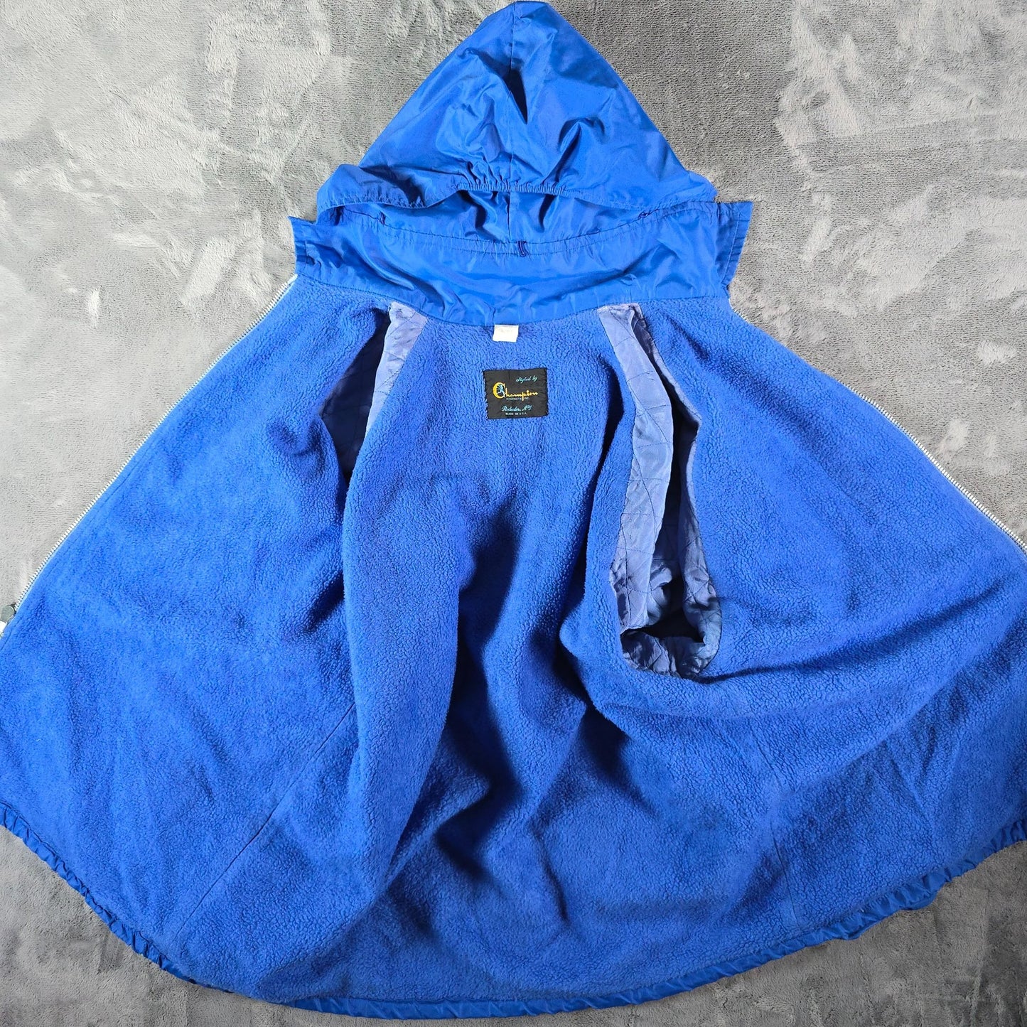 Vintage 1970s Champion Timpview High School Provo Utah Hooded Jacket (XL)