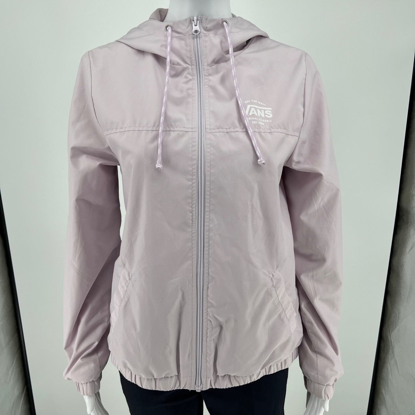 Vans Women's The Kastle II Lilac Hooded Windbreaker Jacket (S) *Fair Cond.