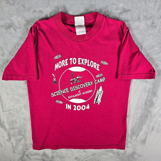 Vintage 2004 Science Discovery Camp at Royalmont Academy T-Shirt (Youth M 10/12)