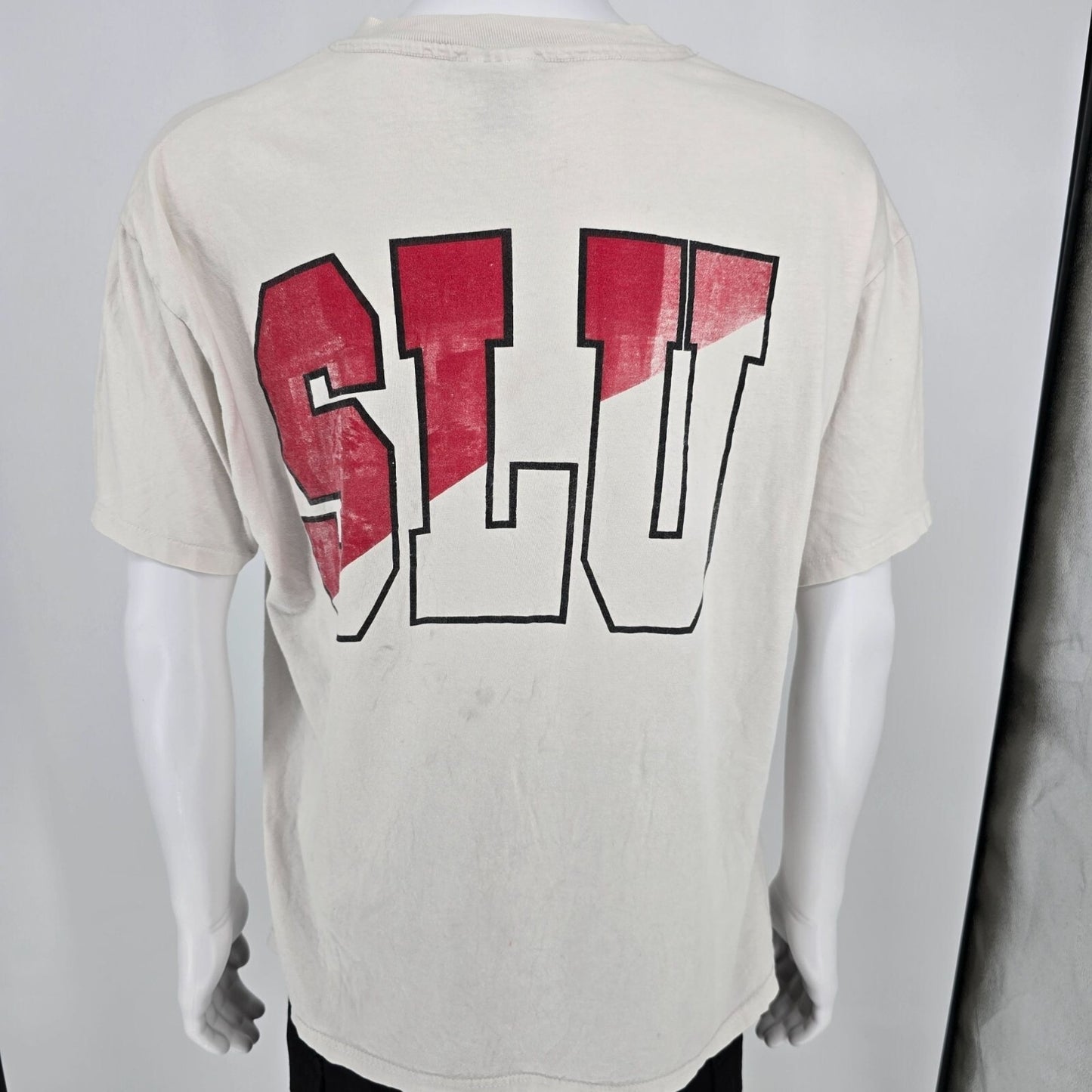 Distressed Vintage 1996 St. Lawrence University Scholars Weekend SLU T-Shirt -XL