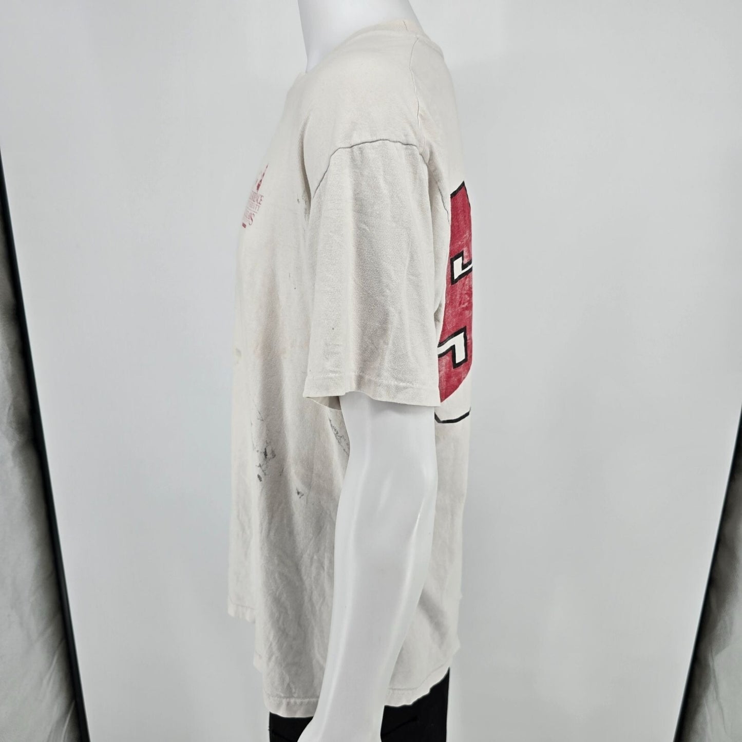 Distressed Vintage 1996 St. Lawrence University Scholars Weekend SLU T-Shirt -XL