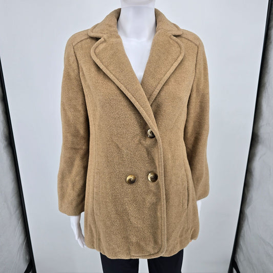 Vintage 1970s Originals by Denise Camel Hair Double Breasted Peacoat (M)