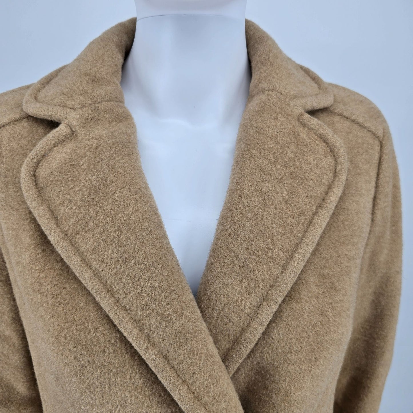 Vintage 1970s Originals by Denise Camel Hair Double Breasted Peacoat (M)