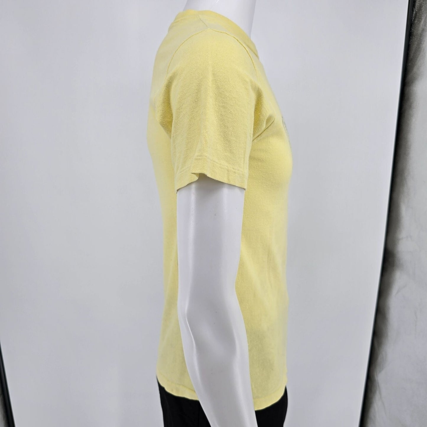 Vintage 1980s The Newtown Bee Connecticut Single Stitch Yellow T-Shirt (S)