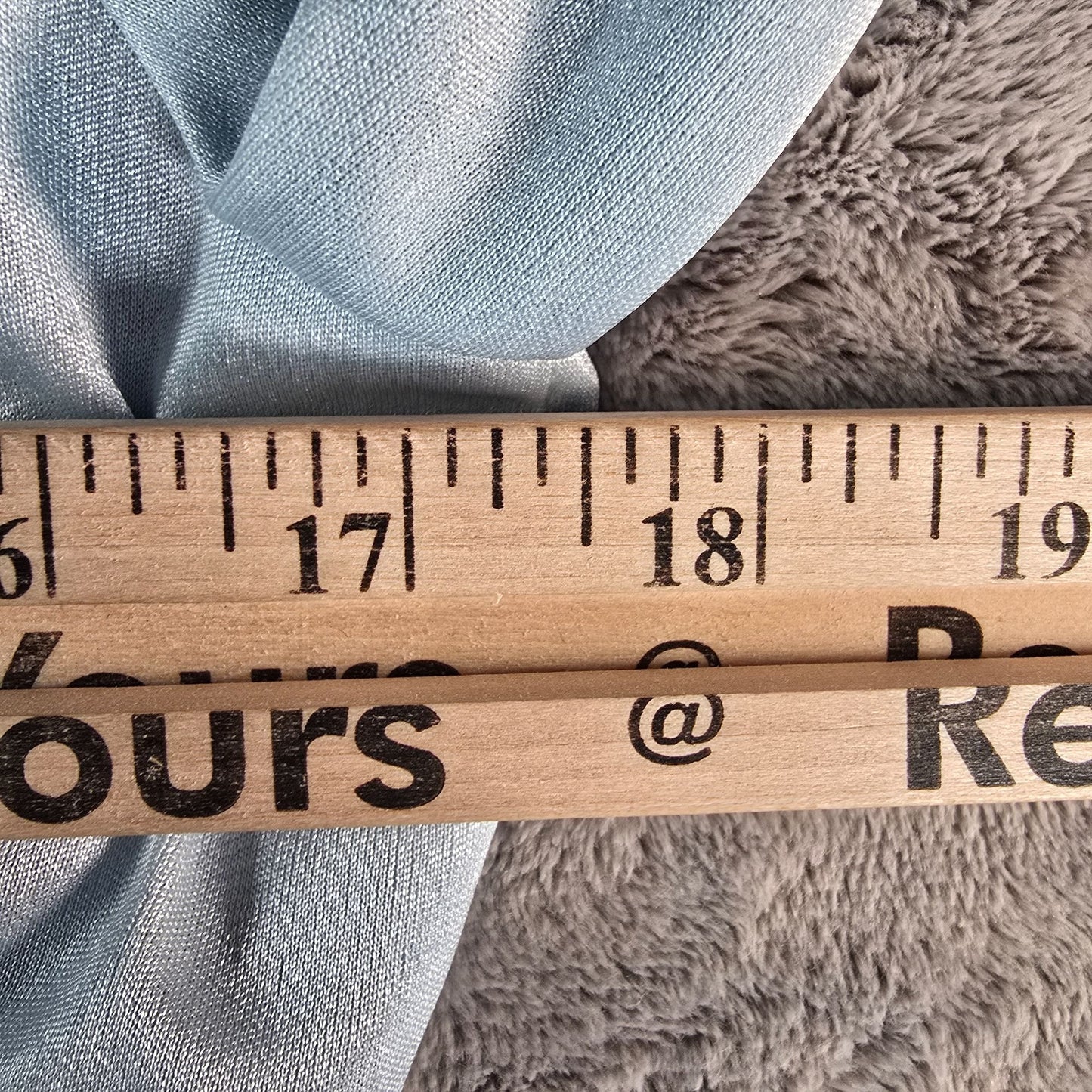 Vintage 1970s Baby Blue Long Sleeve Blouson Disco Party Mini Dress (S/M)