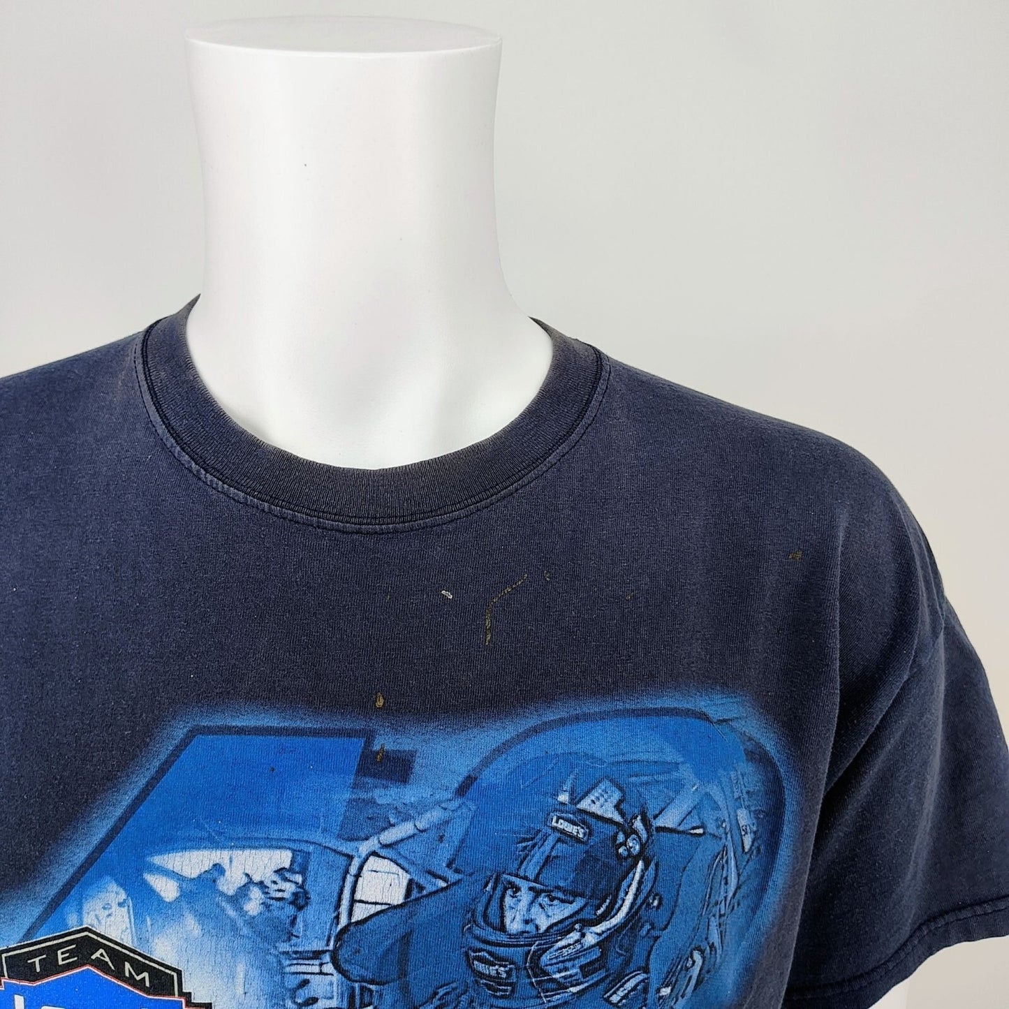 Y2K Thrashed Winner's Circle NASCAR Team Lowe's Racing Jimmy Johnson Shirt (L)