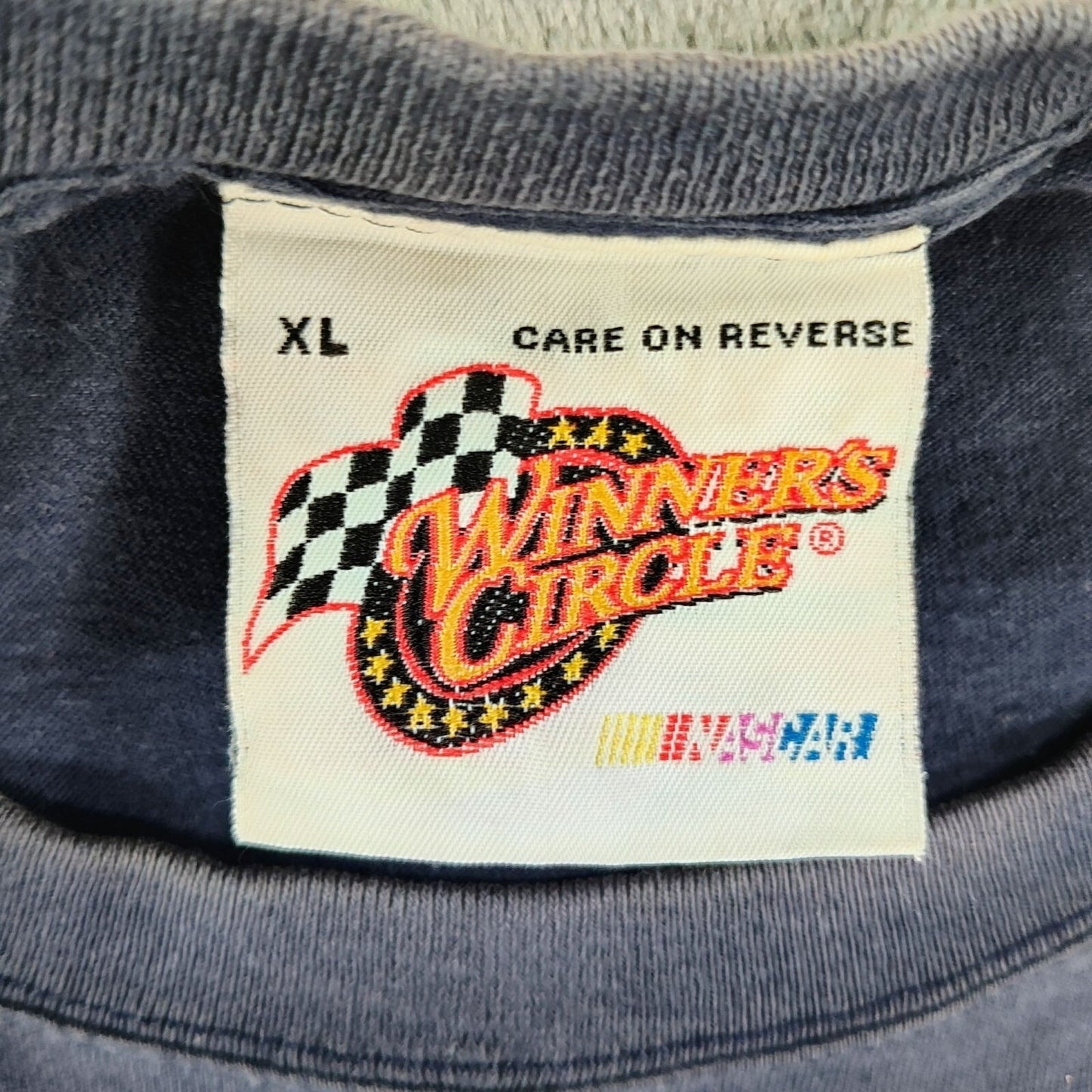 Y2K Thrashed Winner's Circle NASCAR Team Lowe's Racing Jimmy Johnson Shirt (L)