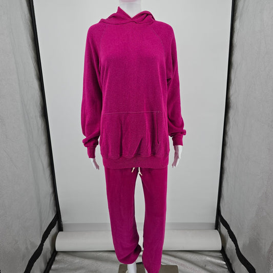 Vintage 1970s Lazarus Hoodie/Sweatshirt/Sweatpants Three-Piece Sweatsuit Set M/L