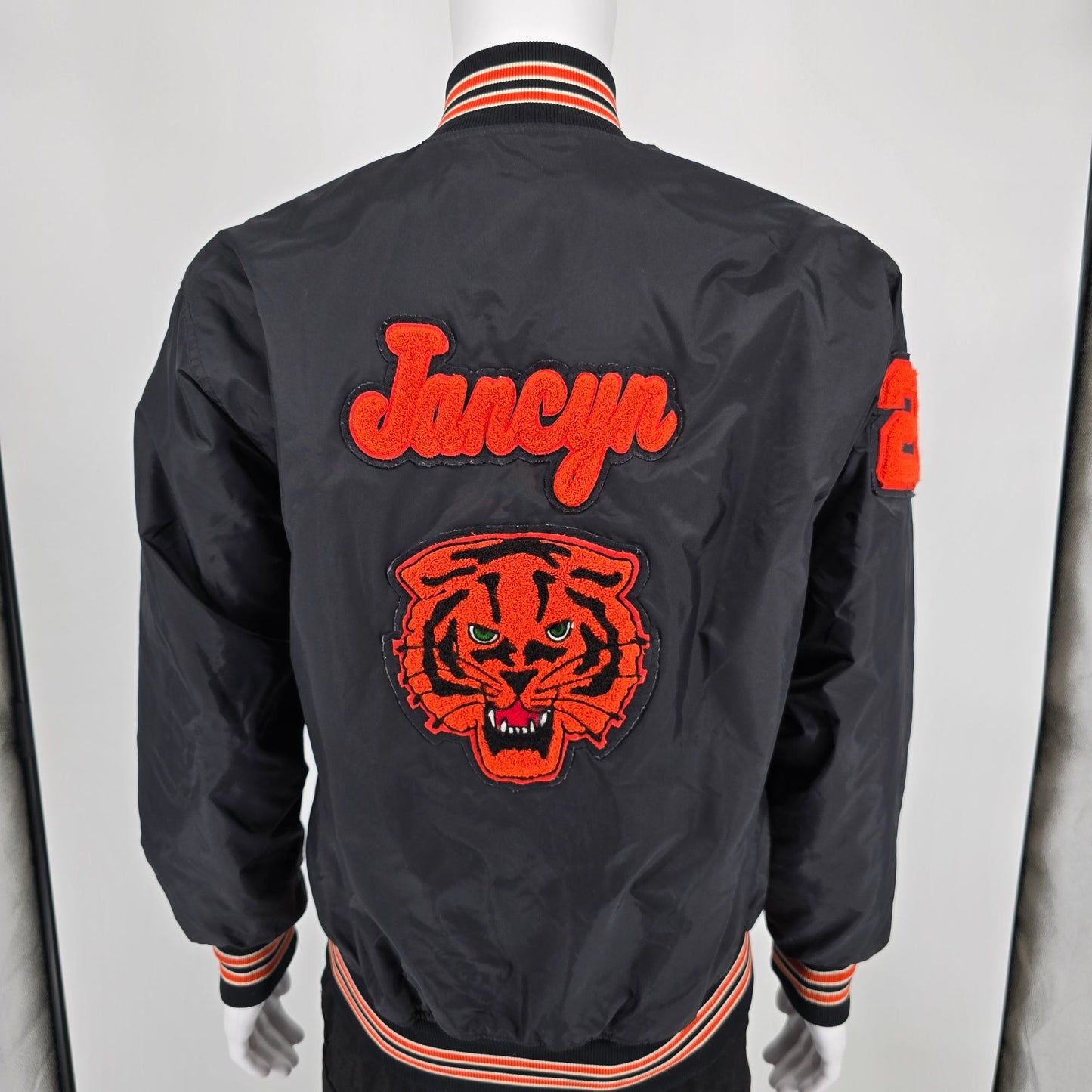2010s G Game Sportswear MMS Tigers Jancyn #21 Nylon Satin Bomber Jacket (M)