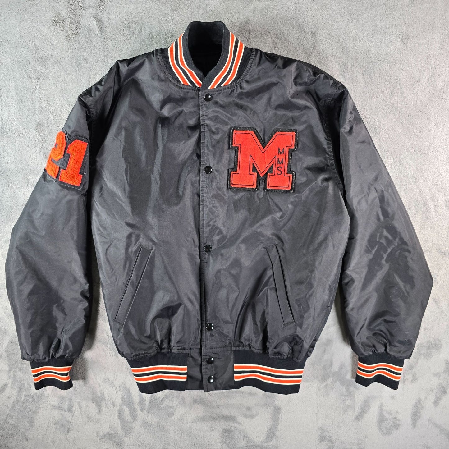 2010s G Game Sportswear MMS Tigers Jancyn #21 Nylon Satin Bomber Jacket (M)