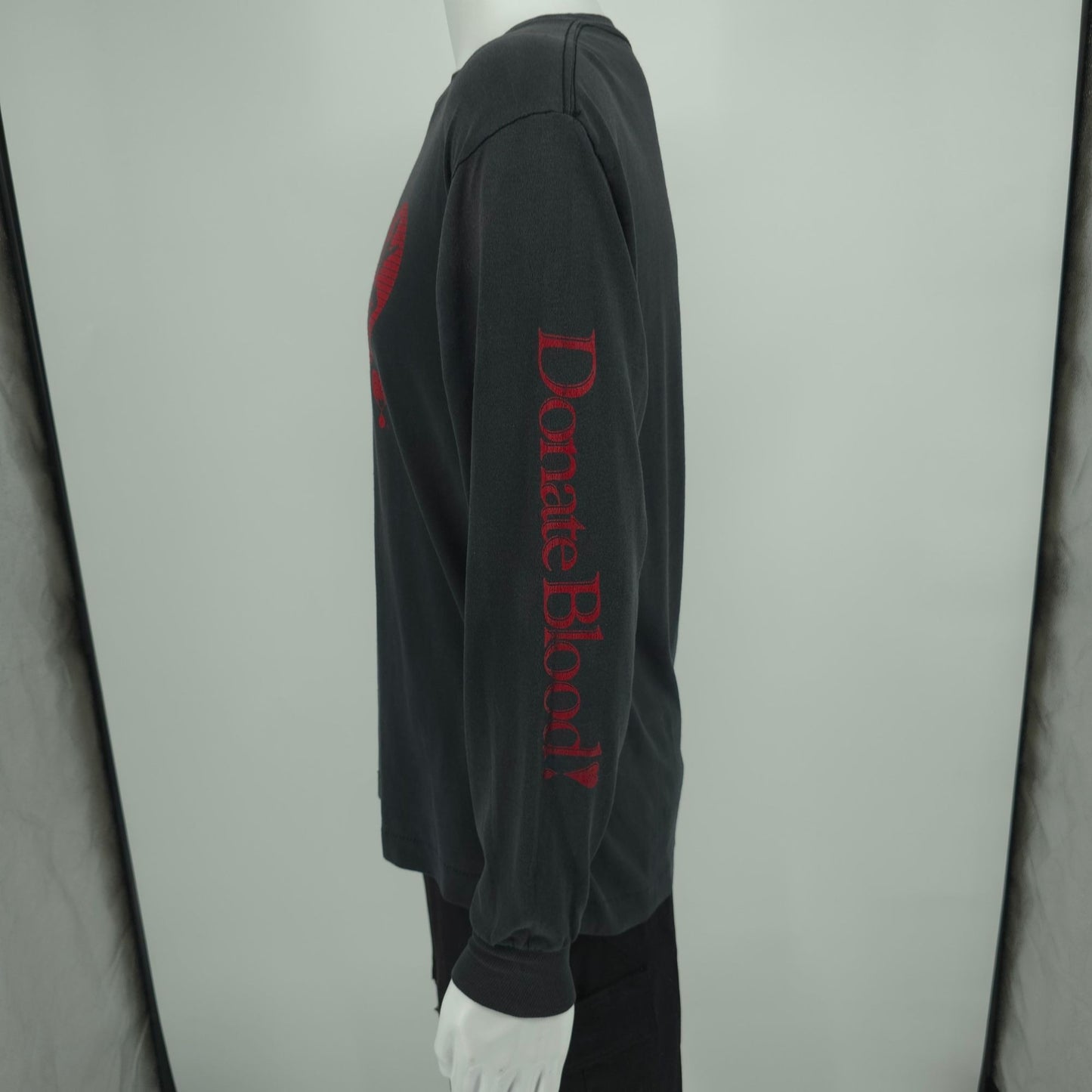 Vintage 1980s Eighth Annual Run for Blood United Blood Services T-Shirt (L)