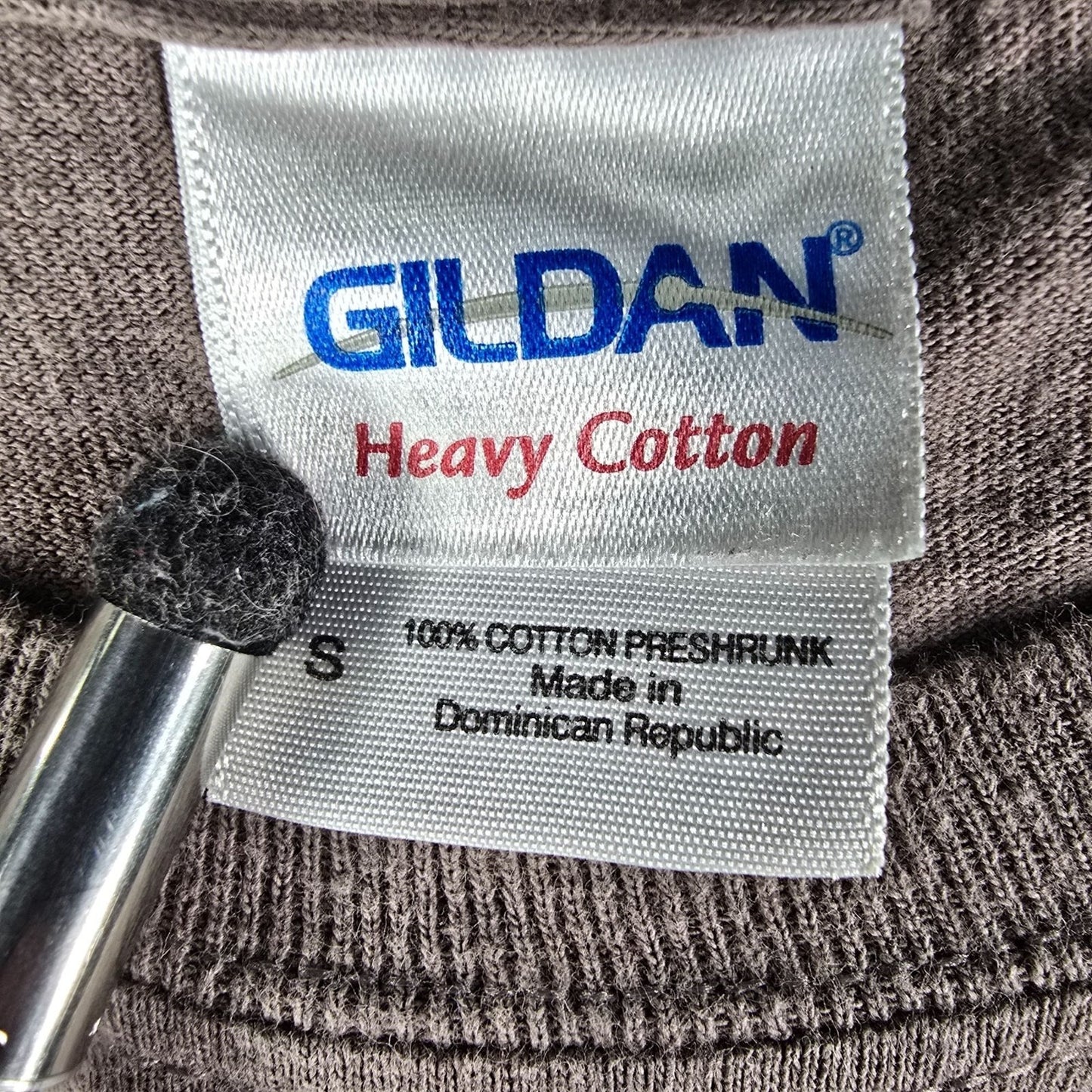 2000s Gildan Heavy Cotton Nirvana Smiley Face Brownish-Gray Band T-Shirt (XS)