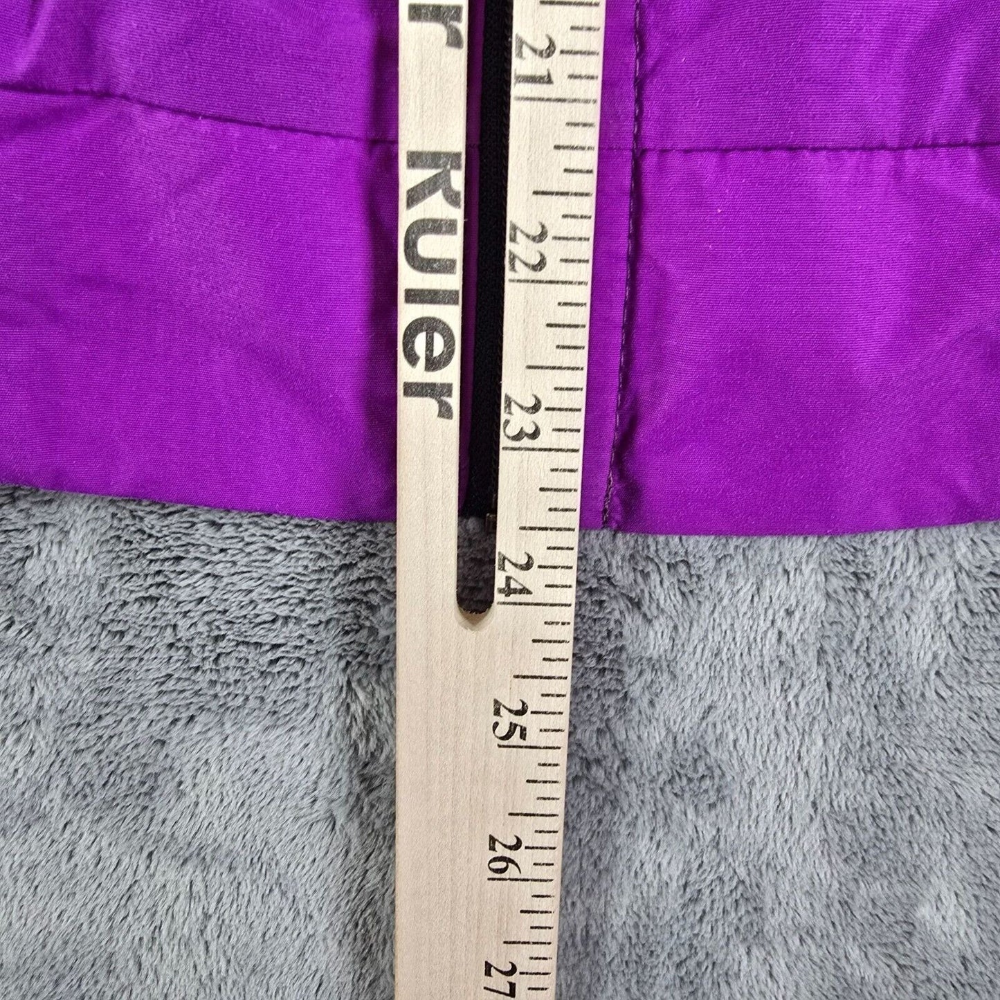 Vintage 1990s L.L. Bean Womens Purple Three-Season Jacket Fleece-Lined Jacket -L