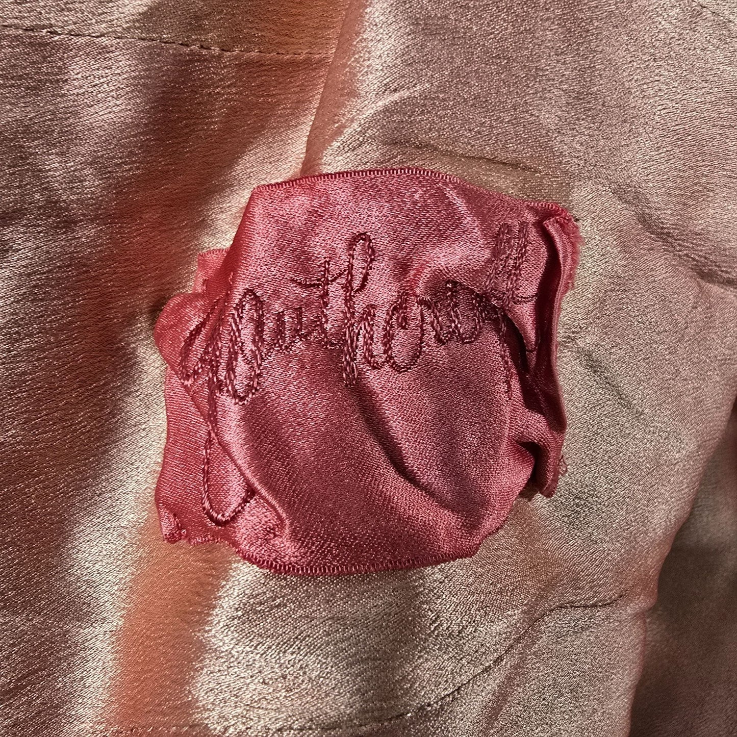 Distressed Vintage 1960s Youthcraft Women's Dyed Red Wool Bouclé Mod Coat (L)