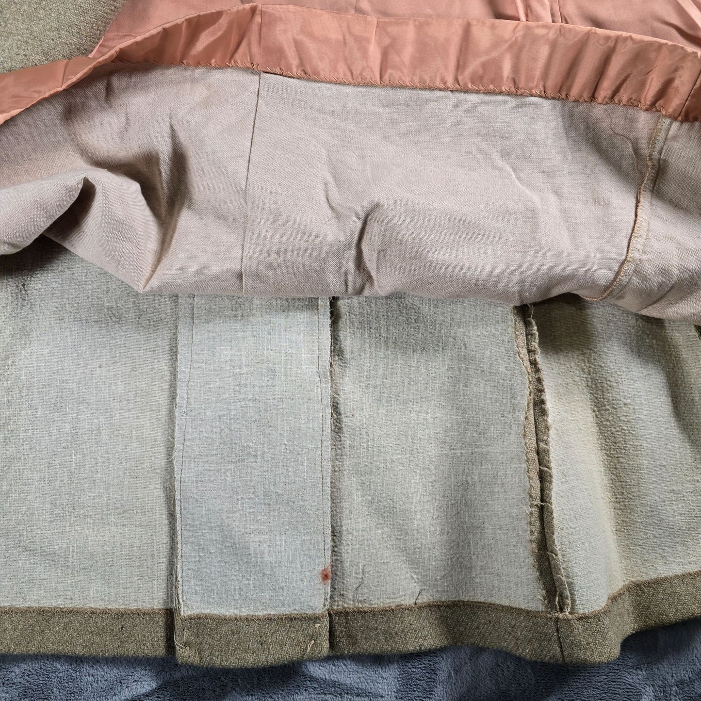 Vintage 1950s Women's "New Look" Fit-and-Flare Tweed Wool Princess Coat (S)