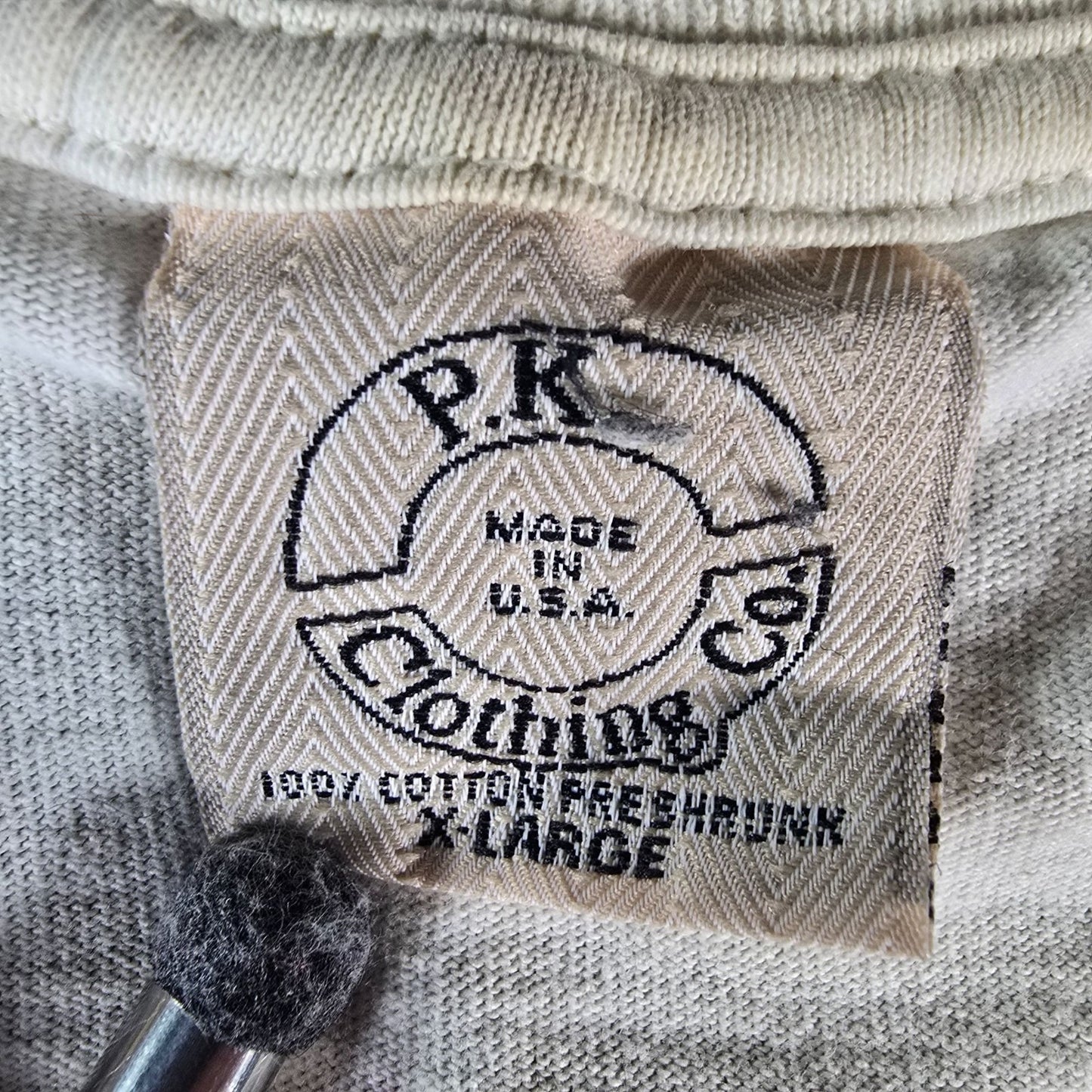 Distressed Vintage 1990s Laid Back "Genuine Antique Person" Graphic T-Shirt (XL)