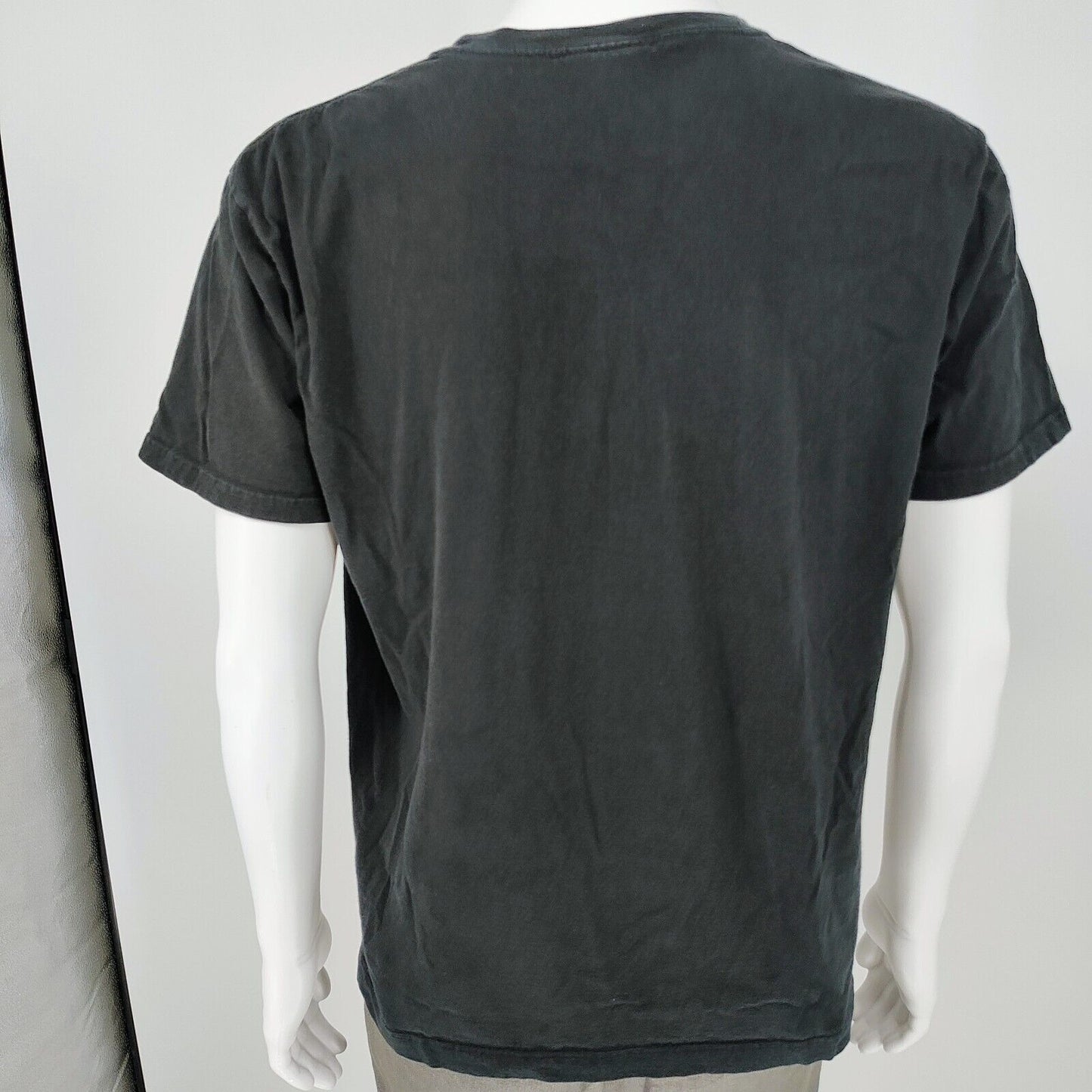 Vintage 1990s Polo Ralph Lauren Black T-Shirt with Brown Pony Logo (Medium)