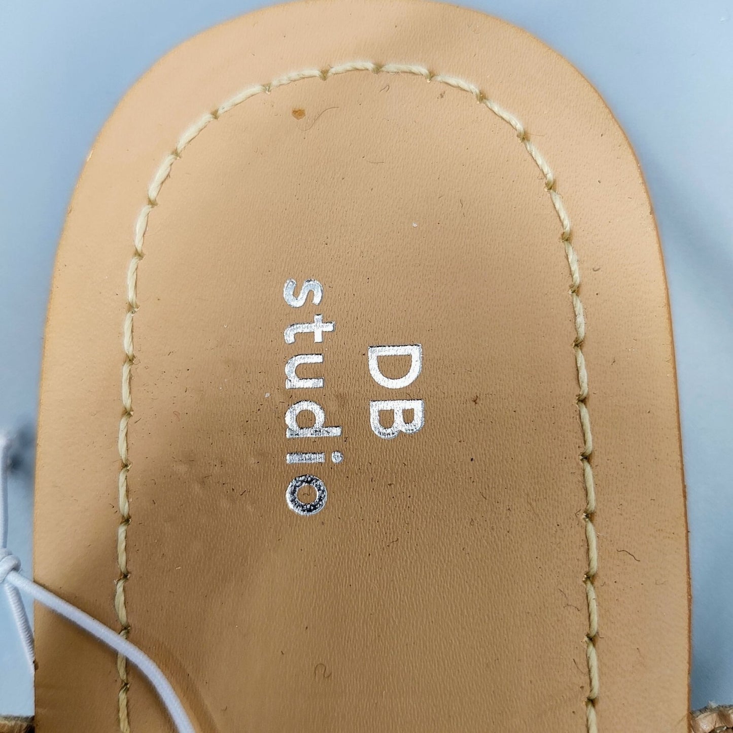 NWT Women's David's Bridal DB Studio Rose Gold Embellished Sandals (Size 9W)