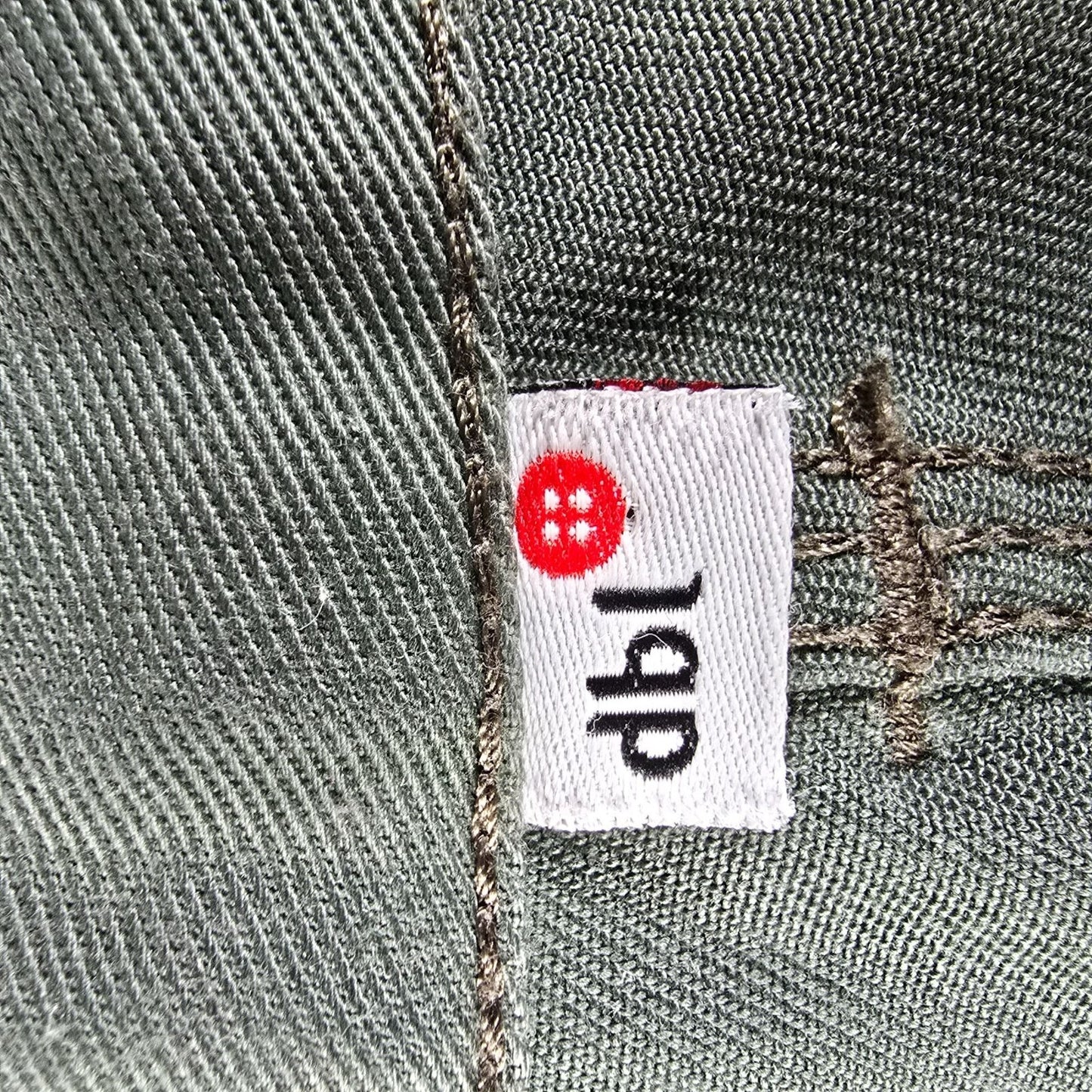 2010s Distressed Fristads Kansas Luxe Double Knee Green Cargo Pants (33x31)