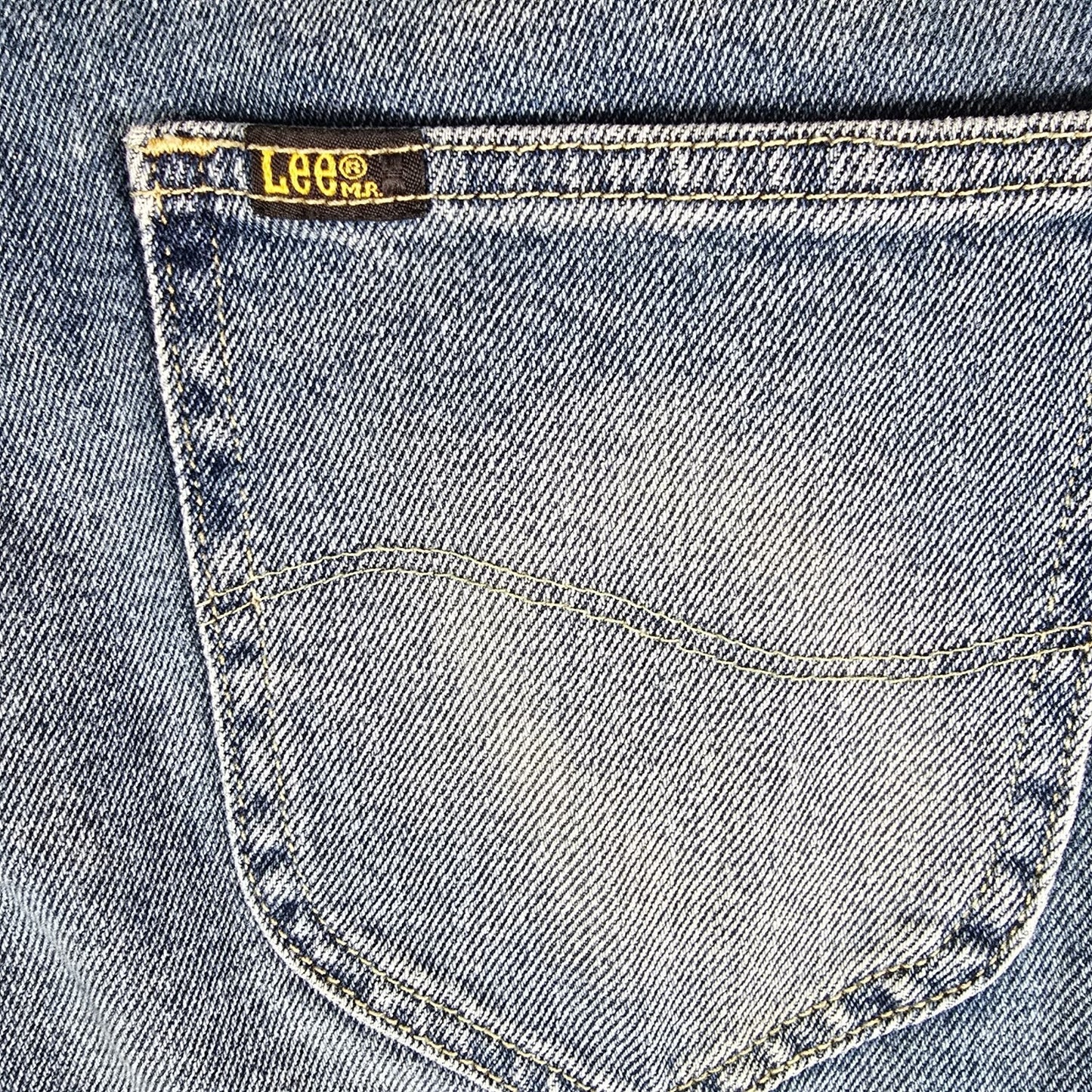 Lee 2010s Womens Thrashed Flare Leg Paint Speck Stretch Denim Jeans (24x31)