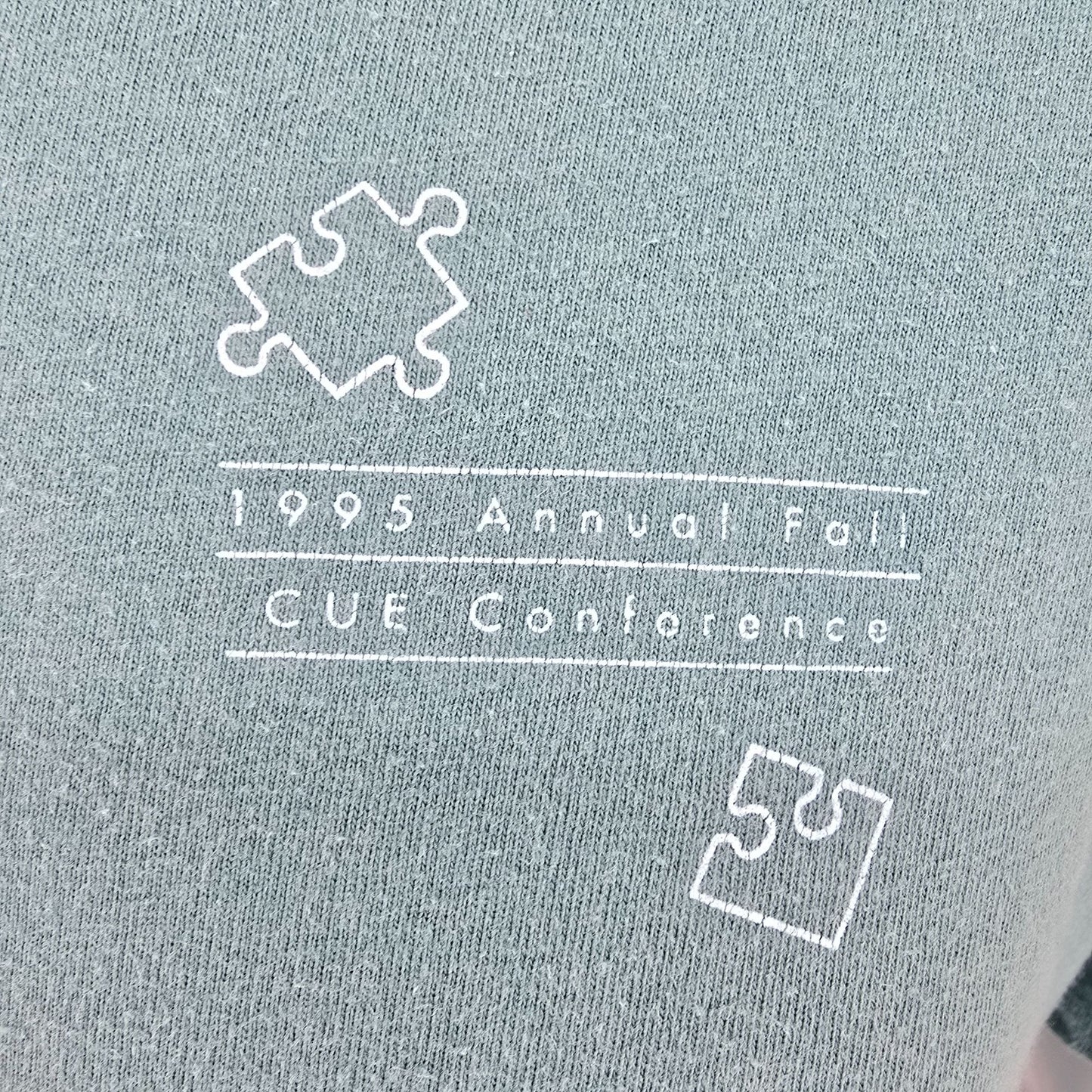 Vintage 1995 Annual Fall CUE Conference Computer-Using Educators T-Shirt (L)