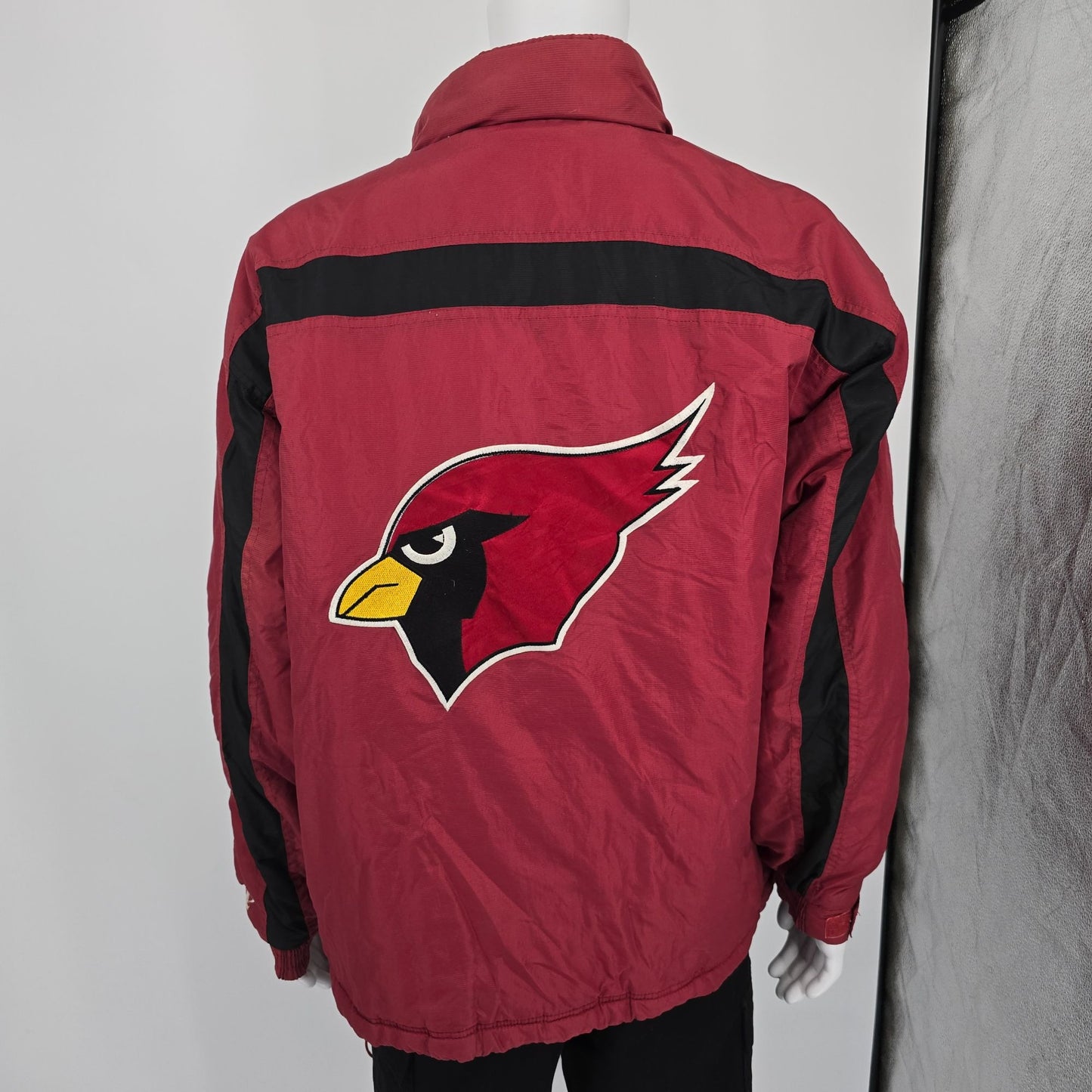 Vintage 1990s Logo Athletic Arizona Cardinals NFL Game Day Jacket (XL) *Flaws