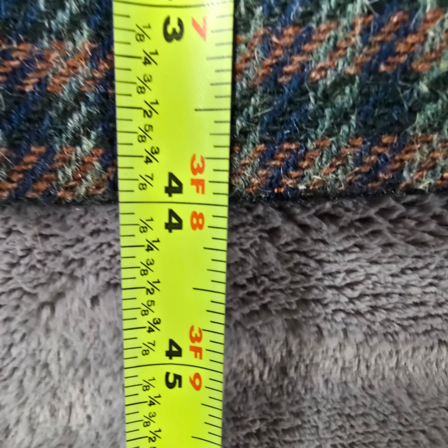 Vintage 1970s Unbranded Women's Gun Club Check Tweed Long Duster Coat (M)