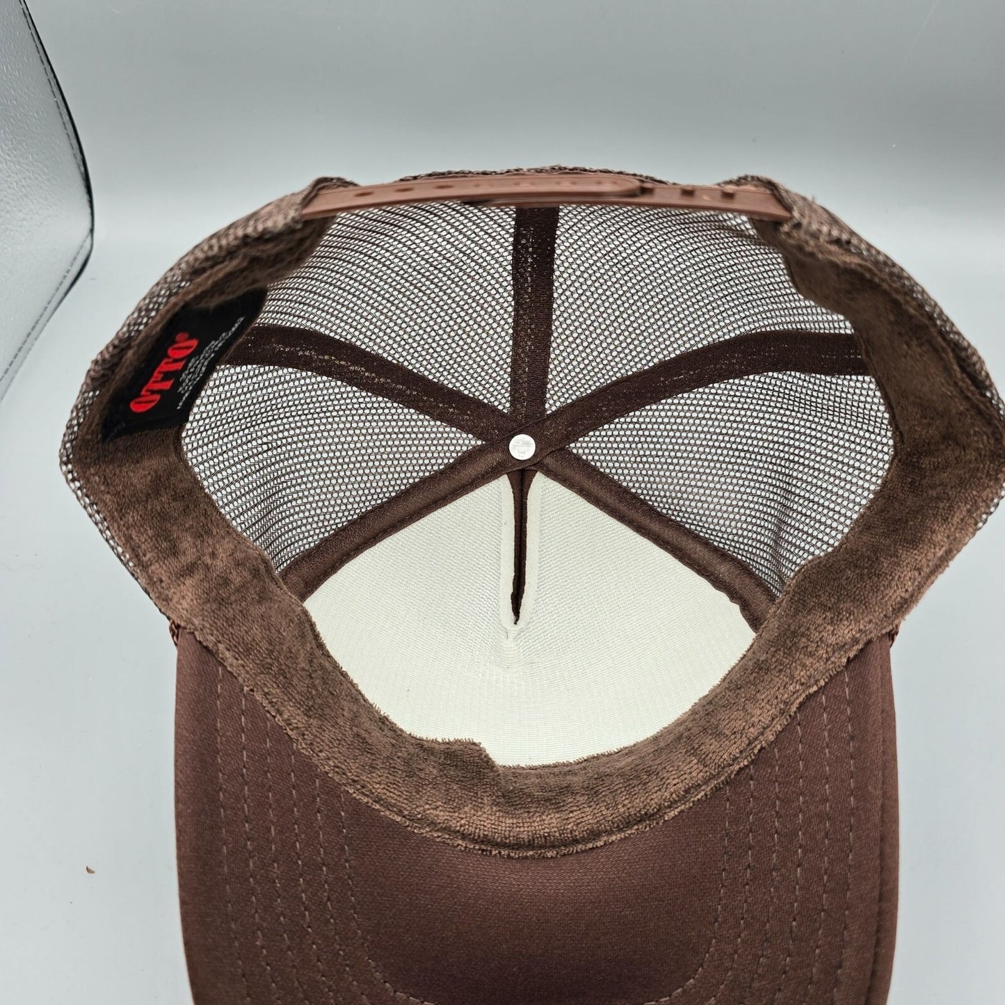 Central Church "Its Okay To Not Be Okay"  Brown Mesh Otto Cap Trucker Hat