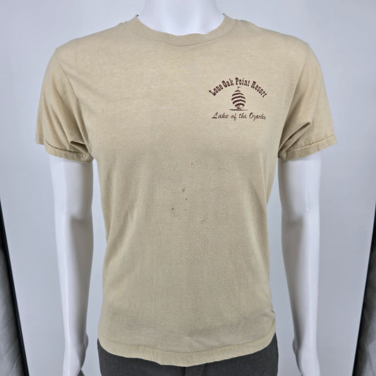 Vintage 1980s Lone Oak Point Resort Lake of the Ozarks Souvenir T-Shirt (S/M)
