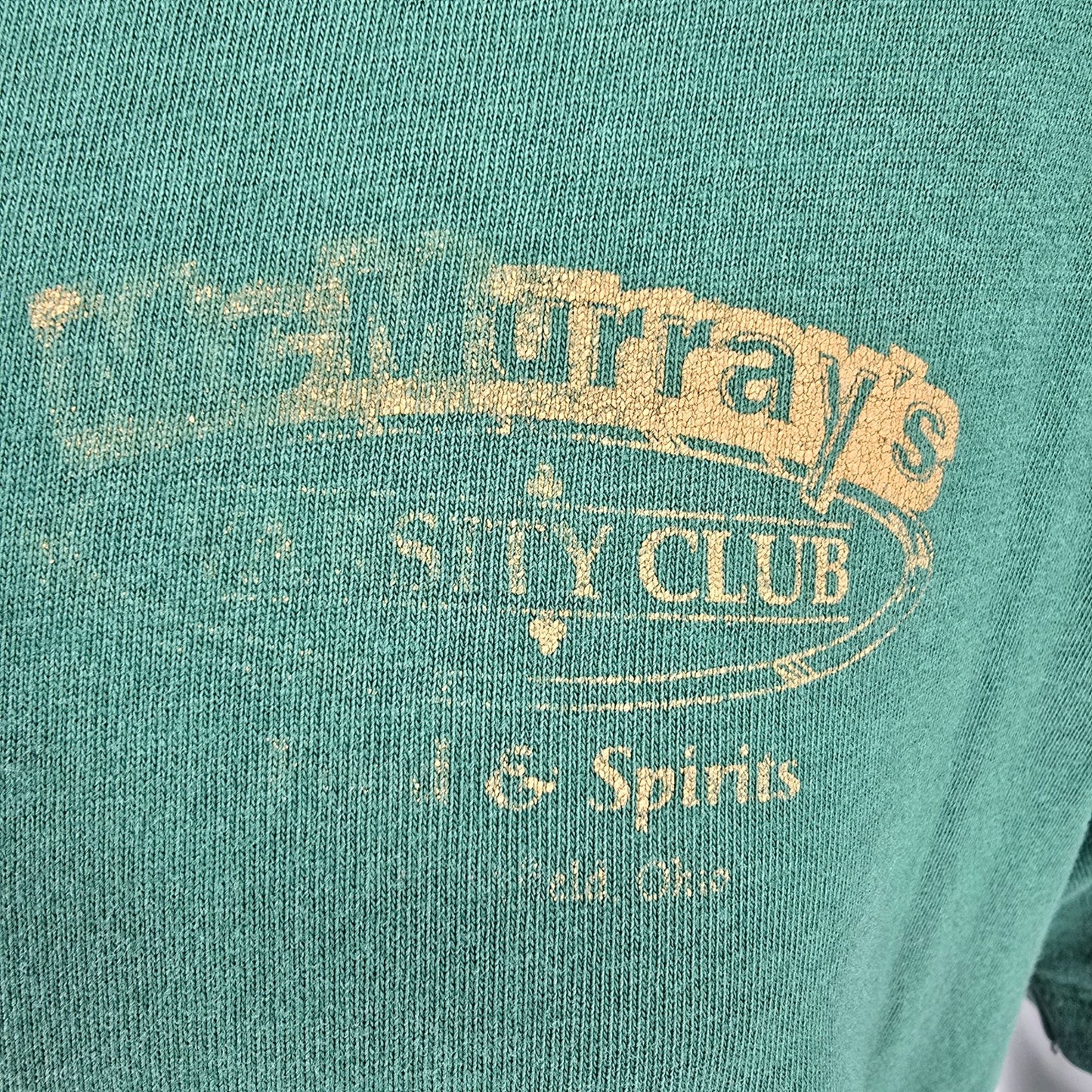 Vintage 1990s Hanes Beefy-T McMurray's Varsity Club Ohio Faded T-Shirt (L)