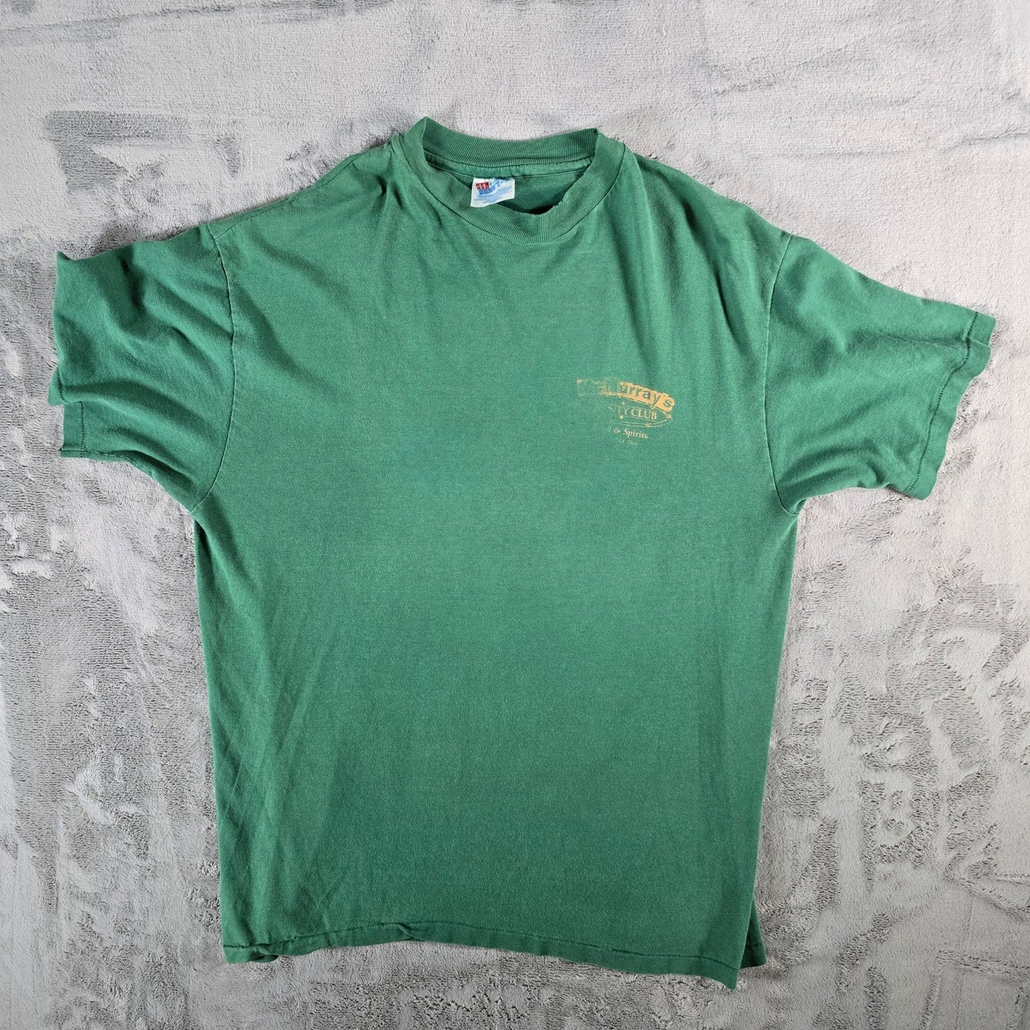 Vintage 1990s Hanes Beefy-T McMurray's Varsity Club Ohio Faded T-Shirt (L)