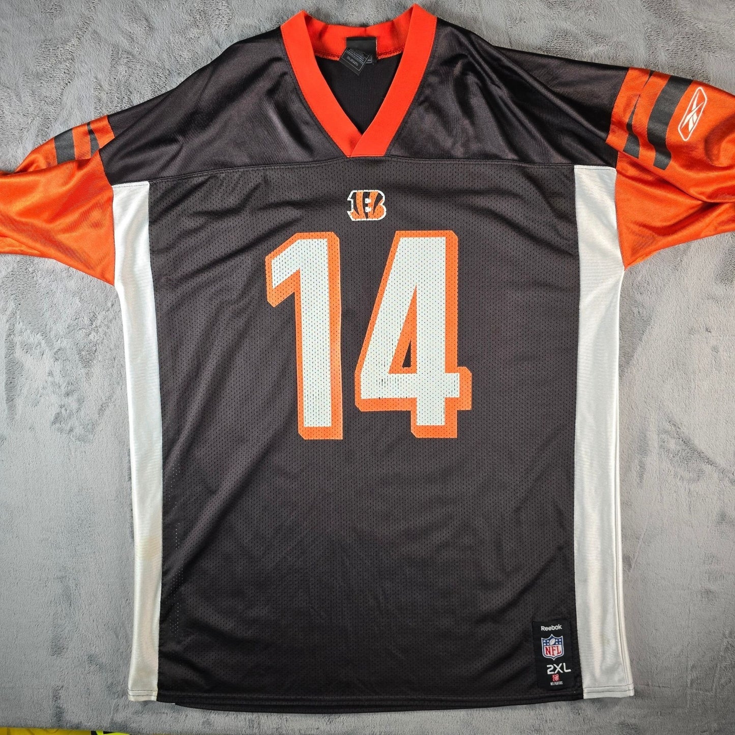 2011 Reebok NFL Team Apparel Andy Dalton Cincinnati Bengals Rookie Jersey (2XL)