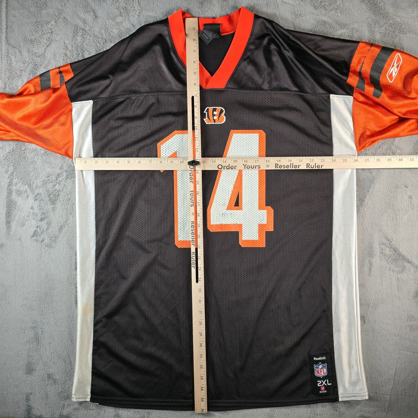 2011 Reebok NFL Team Apparel Andy Dalton Cincinnati Bengals Rookie Jersey (2XL)