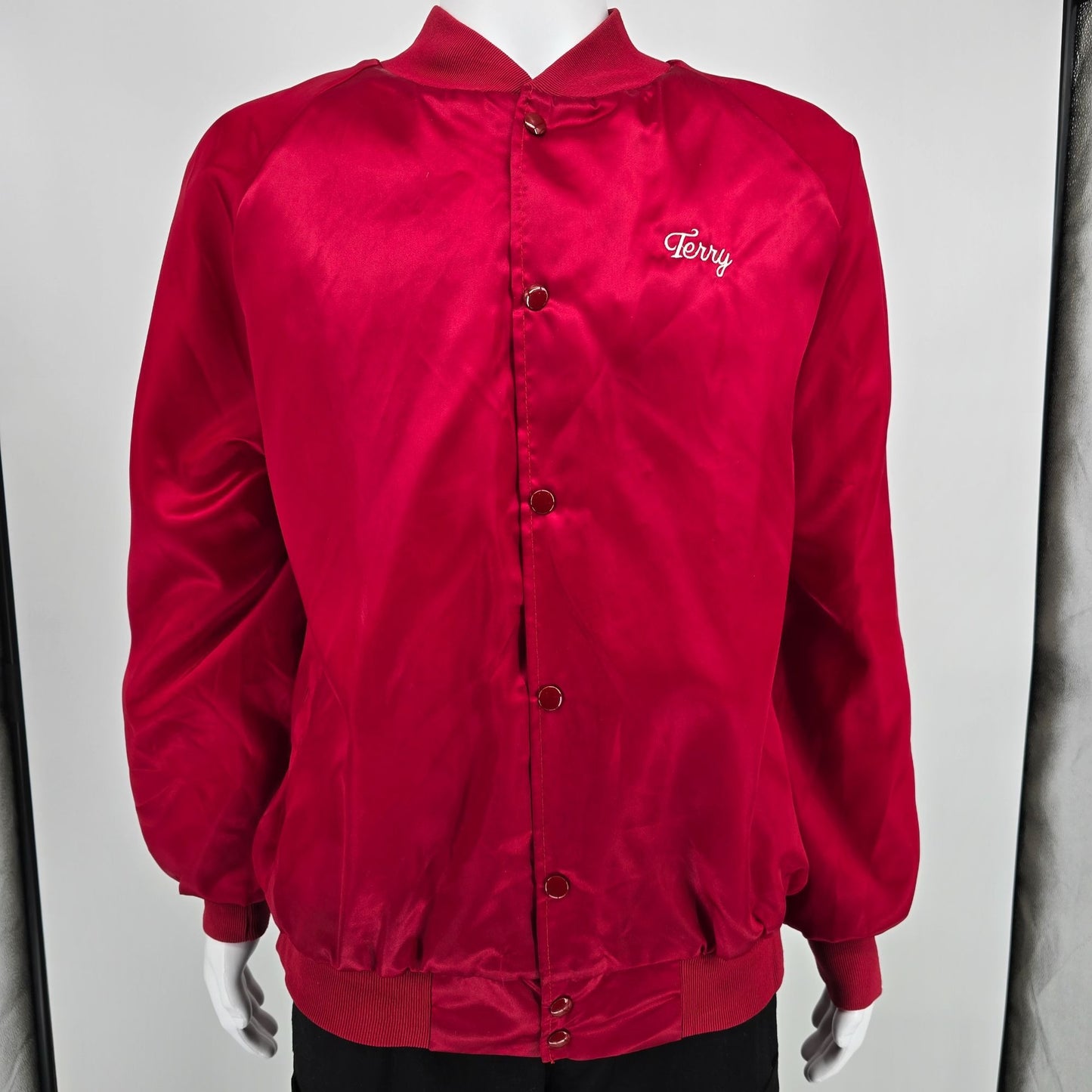 Vintage 1990s WestArk "Terry" Missouri State Parks Passport Satin Jacket (2XL)