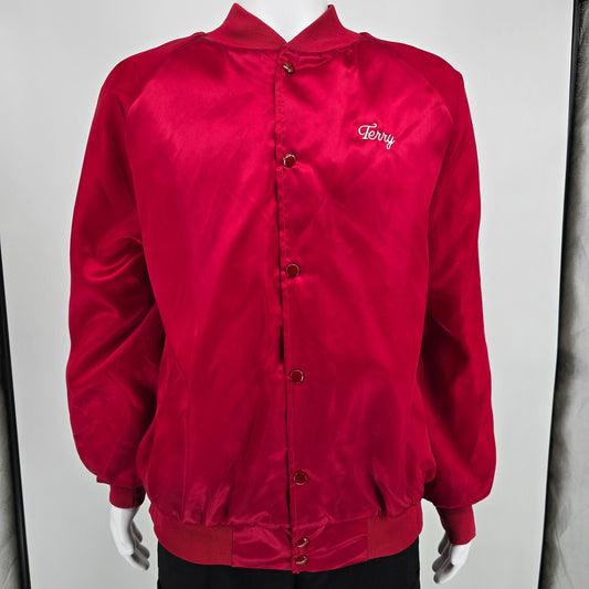 Vintage 1990s WestArk "Terry" Missouri State Parks Passport Satin Jacket (2XL)