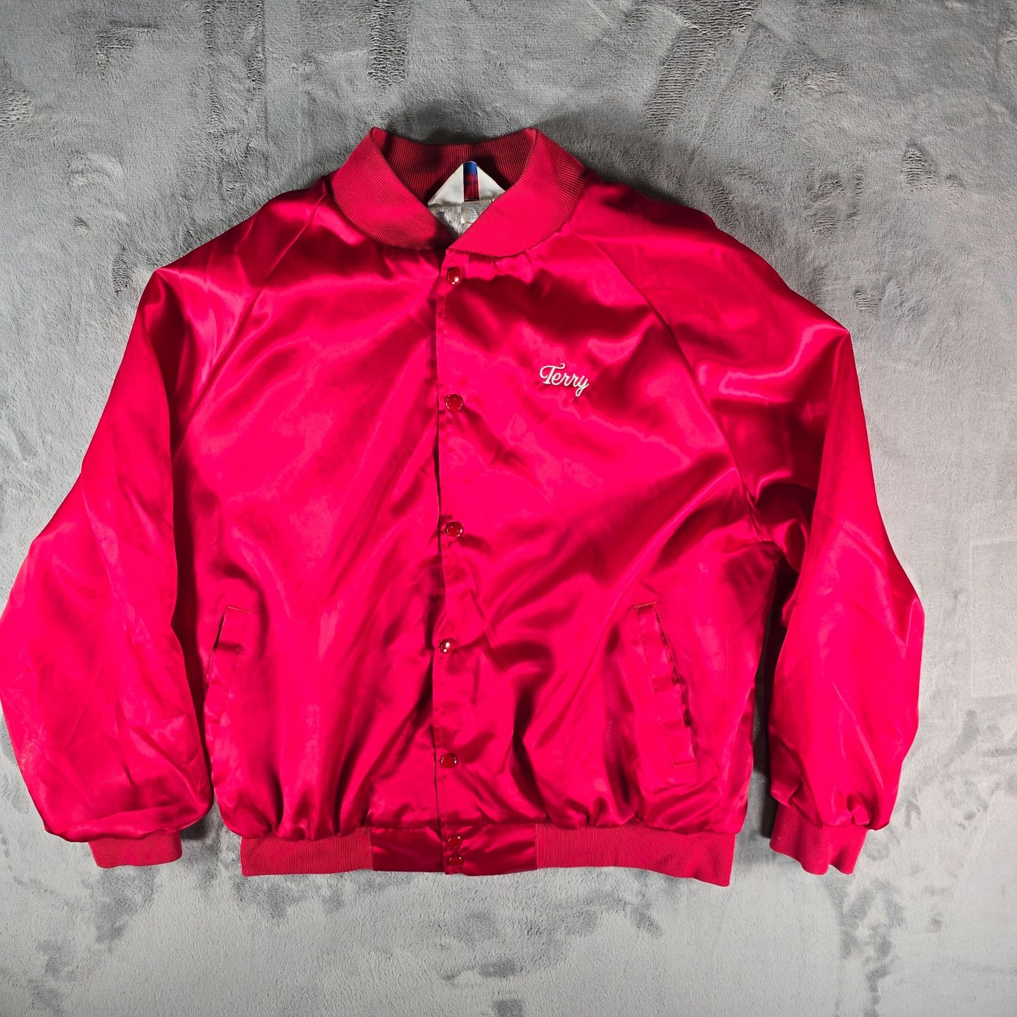 Vintage 1990s WestArk "Terry" Missouri State Parks Passport Satin Jacket (2XL)