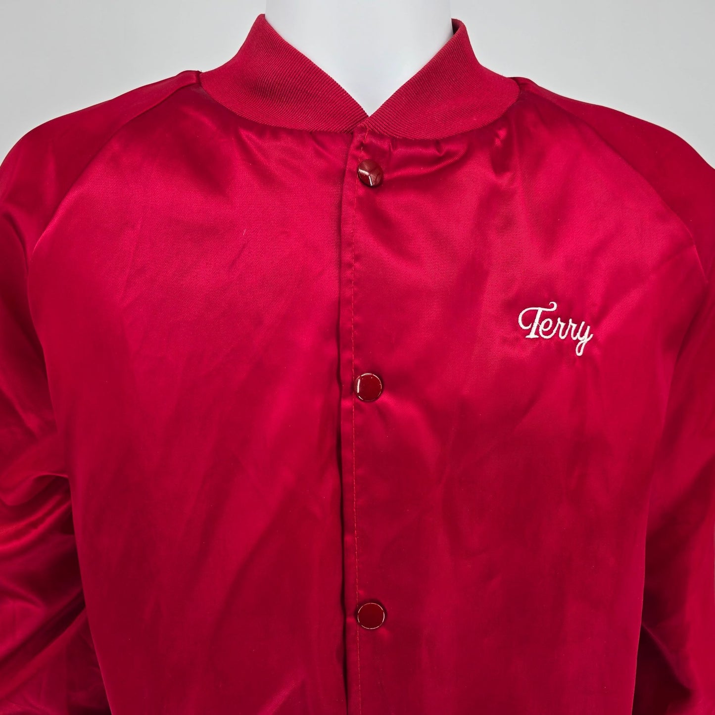 Vintage 1990s WestArk "Terry" Missouri State Parks Passport Satin Jacket (2XL)