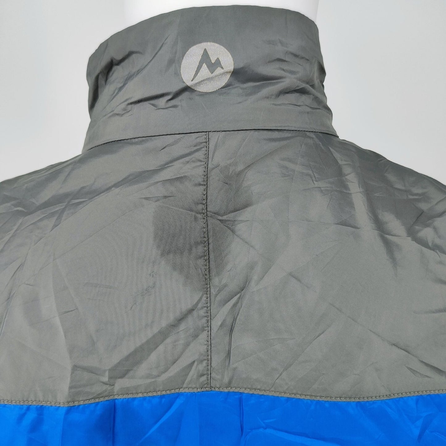 Marmot Kids 2009 Unisex Blue & Gray Lightweight Polyester Rain Jacket XL