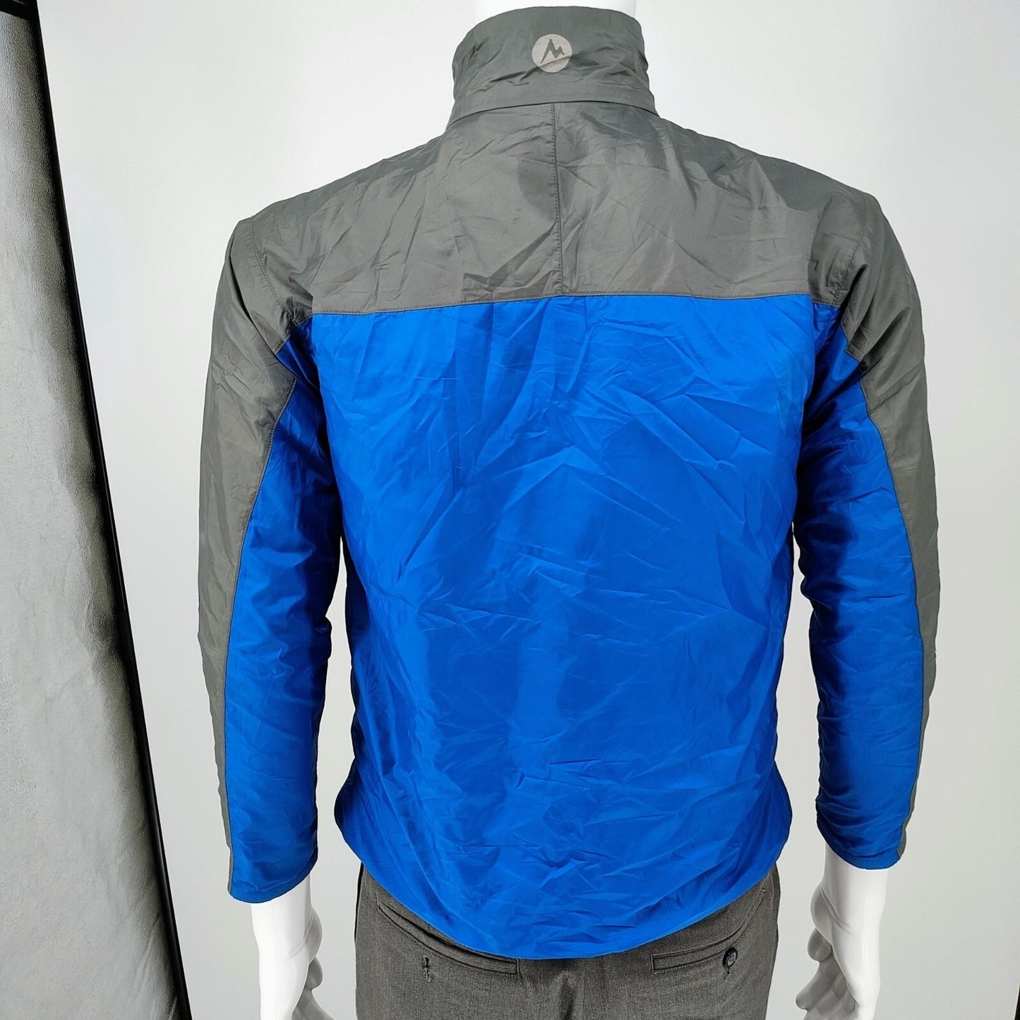 Marmot Kids 2009 Unisex Blue & Gray Lightweight Polyester Rain Jacket XL