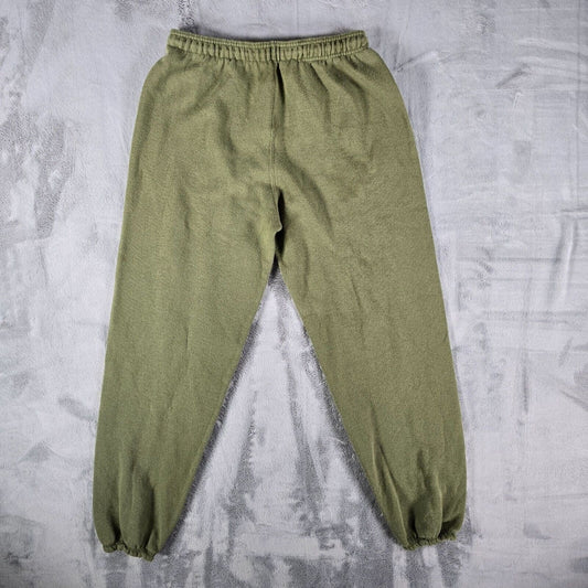 Campbellsville Apparel Company Made in USA Faded Olive Green USMC Sweatpants (M)