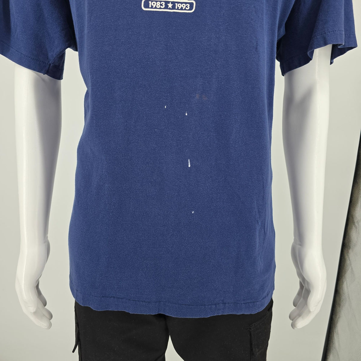 Vintage 1993 KNON 89.3 FM Dallas Texas 10th Anniversary Radio T-Shirt (L/XL)