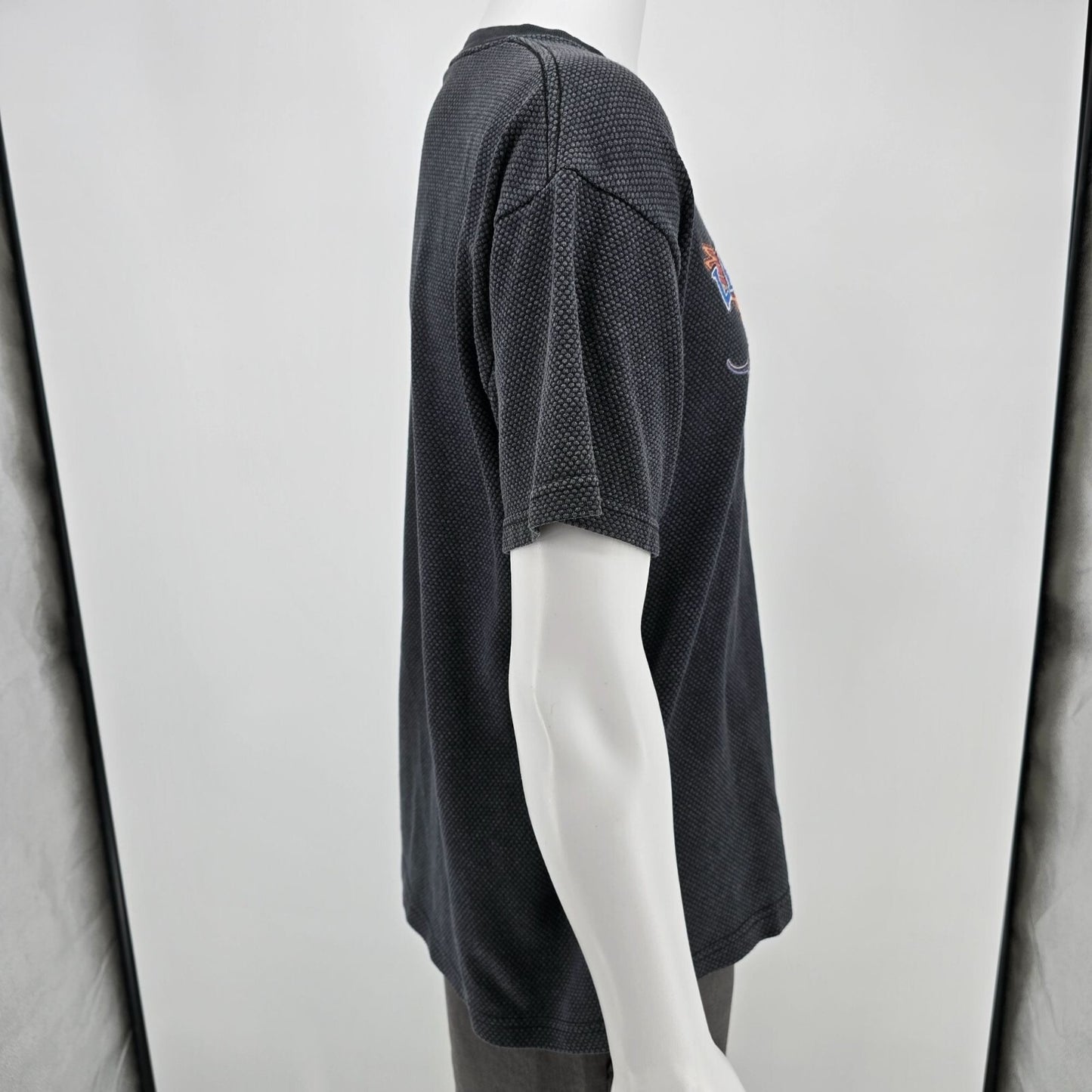 Y2K TND Tornado Activewear Las Vegas Nevada Lucky 13 Knit Graphic T-Shirt (L)