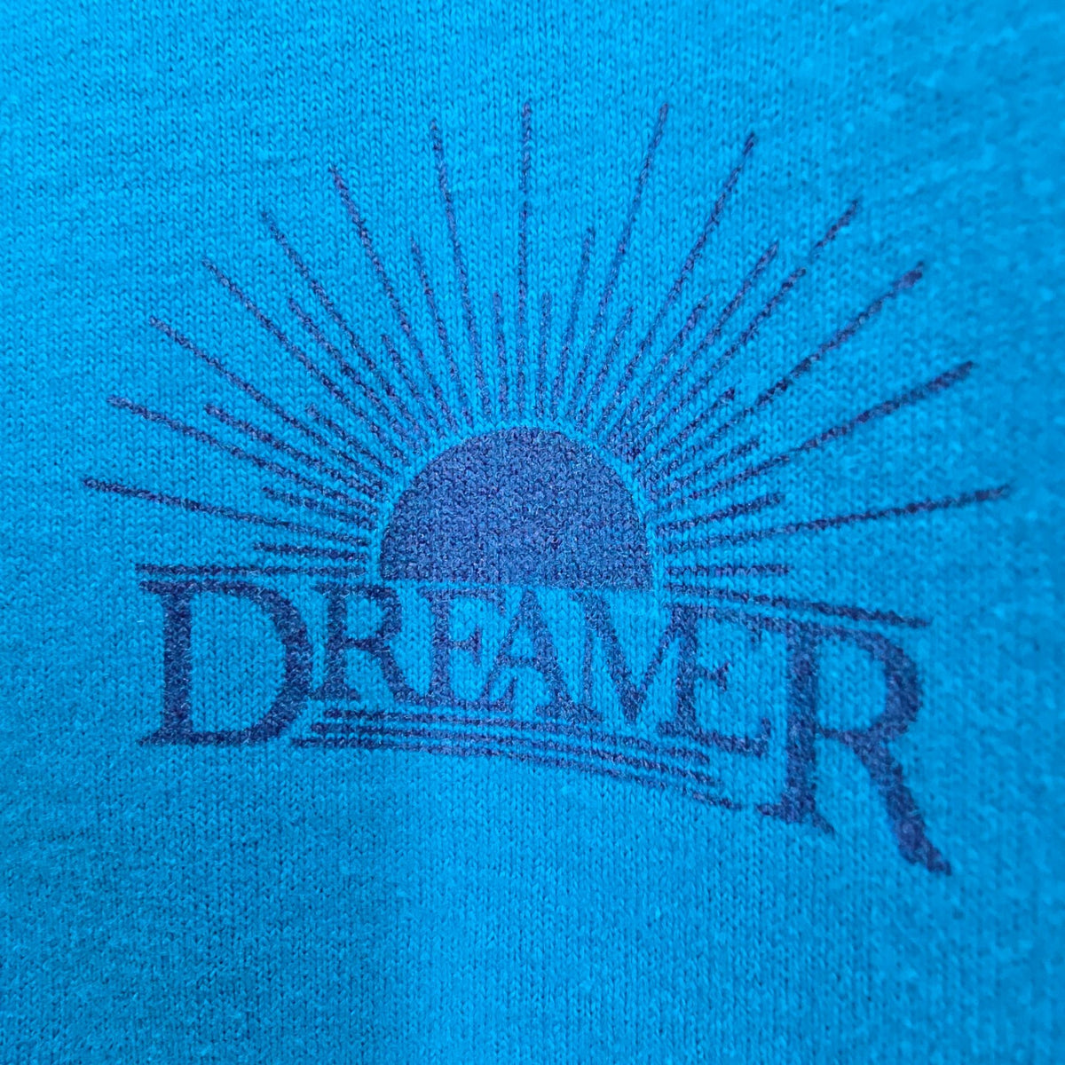 Vintage 1990s Hanes/Dreamer "I'm Excited How 'Bout U" Neon Text T-Shirt (XL/XXL)