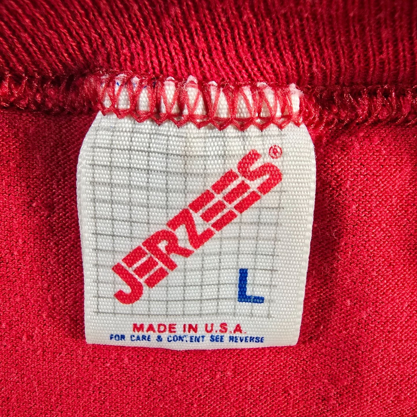 Vintage 1990s Jerzees Southwestern Ribbon Applique Wearable Art T-Shirt (M/L)
